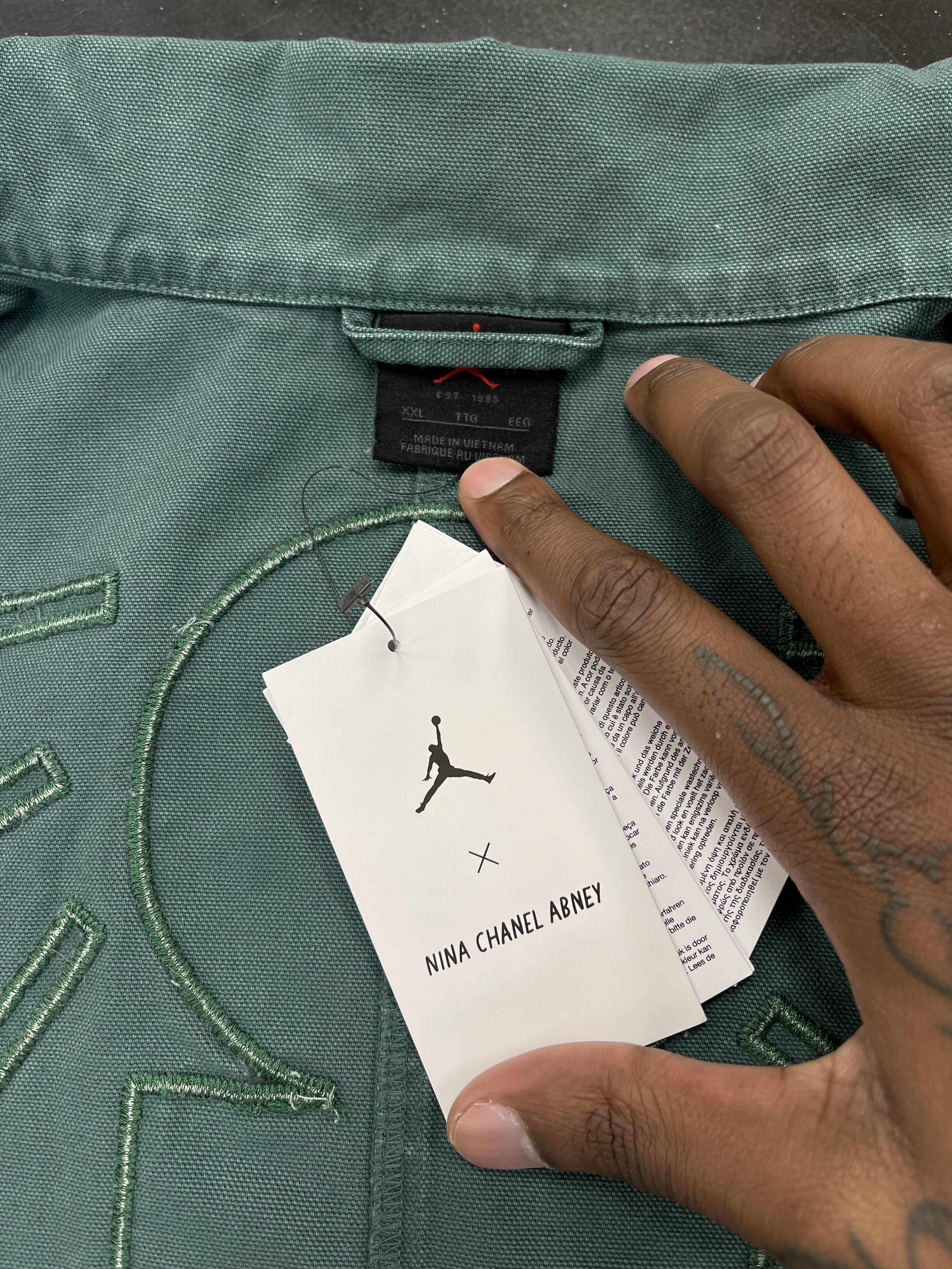 Jordan Brand × Nina Chanel Abney Jordan x Nina Chanel Abney Jacket Green Stone Size US XXL / EU 58 / 5 - 6 Thumbnail