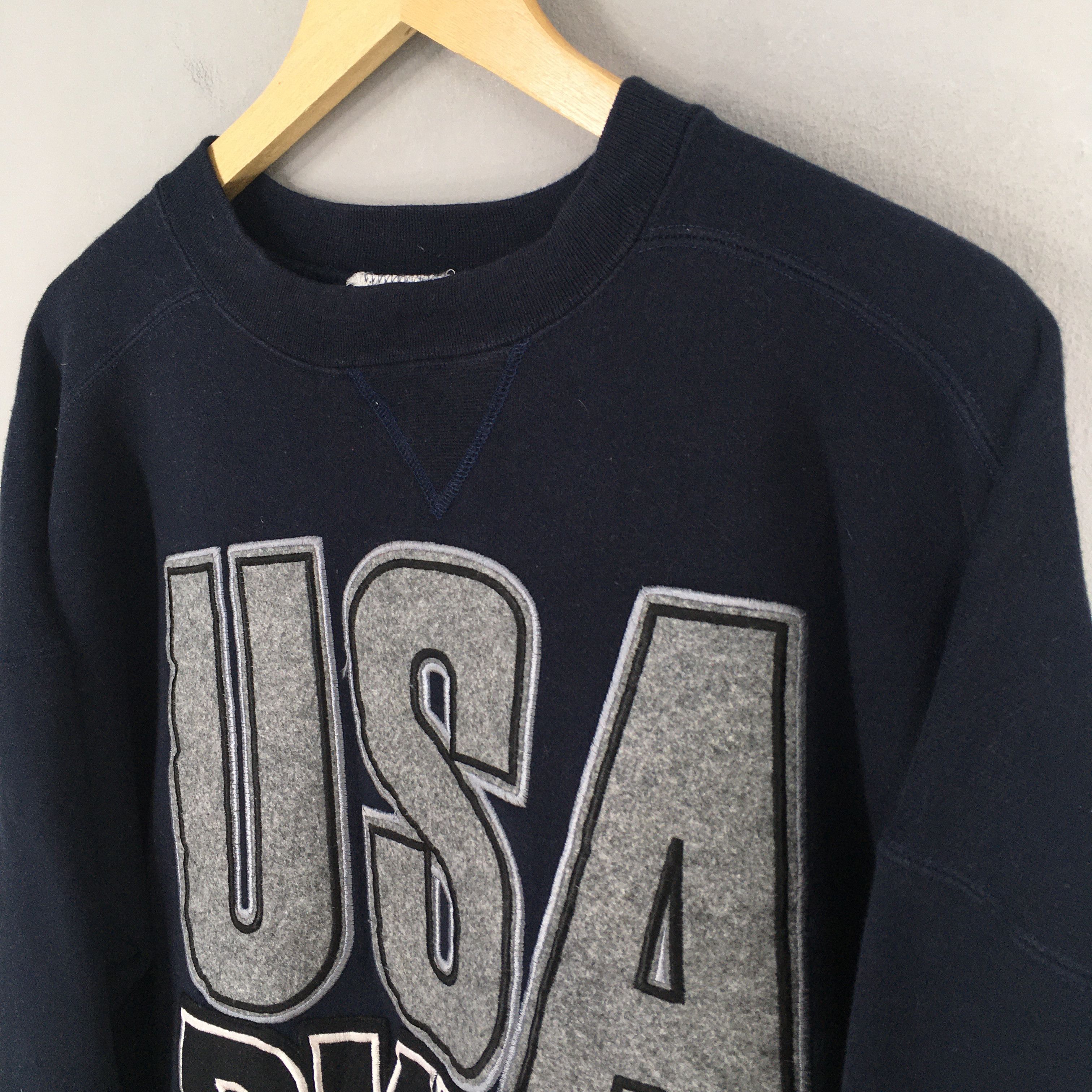 DKNY Vintage Dkny Usa Jeans Black Sweatshirt Medium Size US M / EU 48-50 / 2 - 3 Thumbnail
