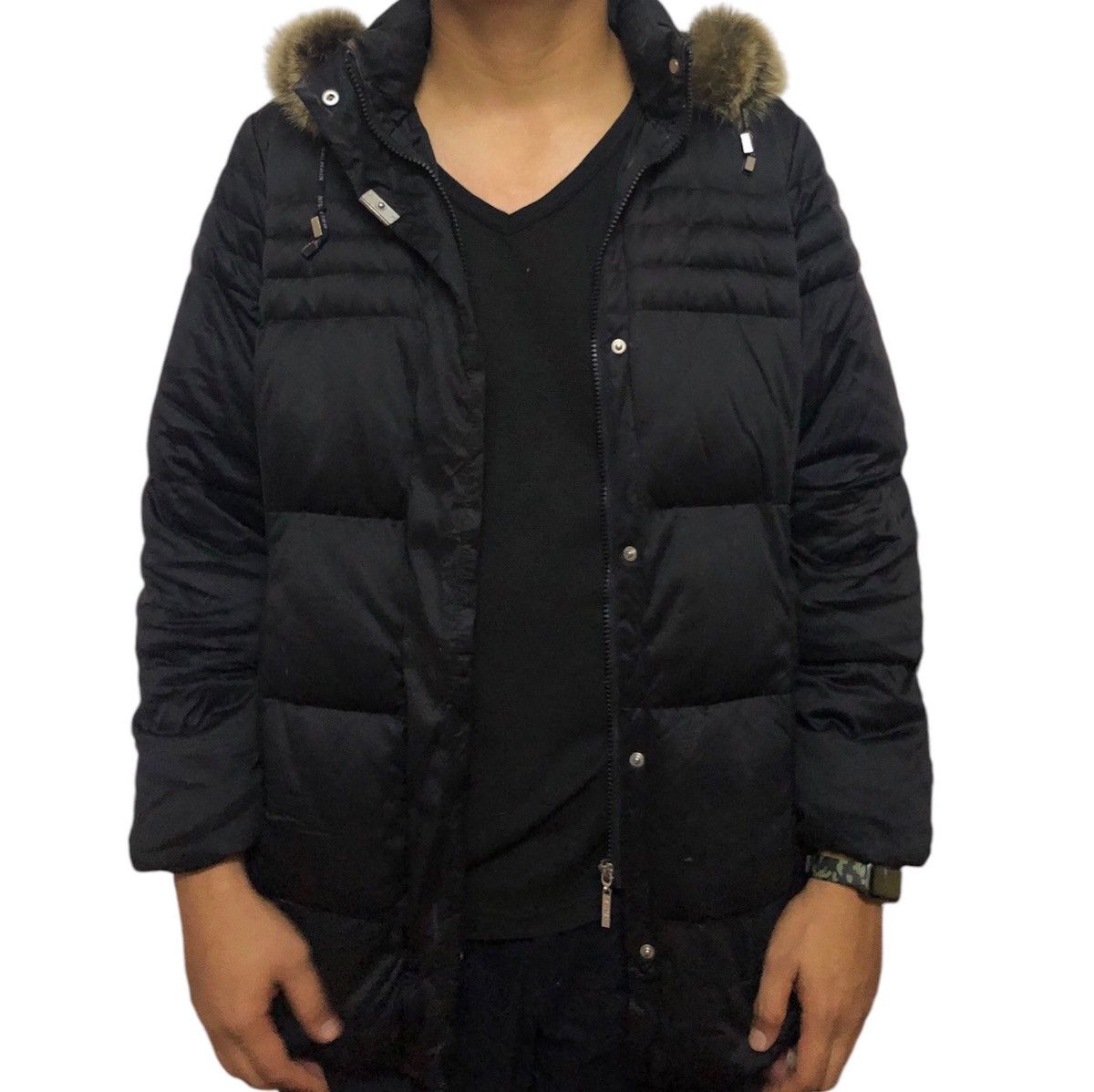 Balmain BALMAIN Faux Fur Down Black Jacket Size US L / EU 52-54 / 3 - 4 Thumbnail
