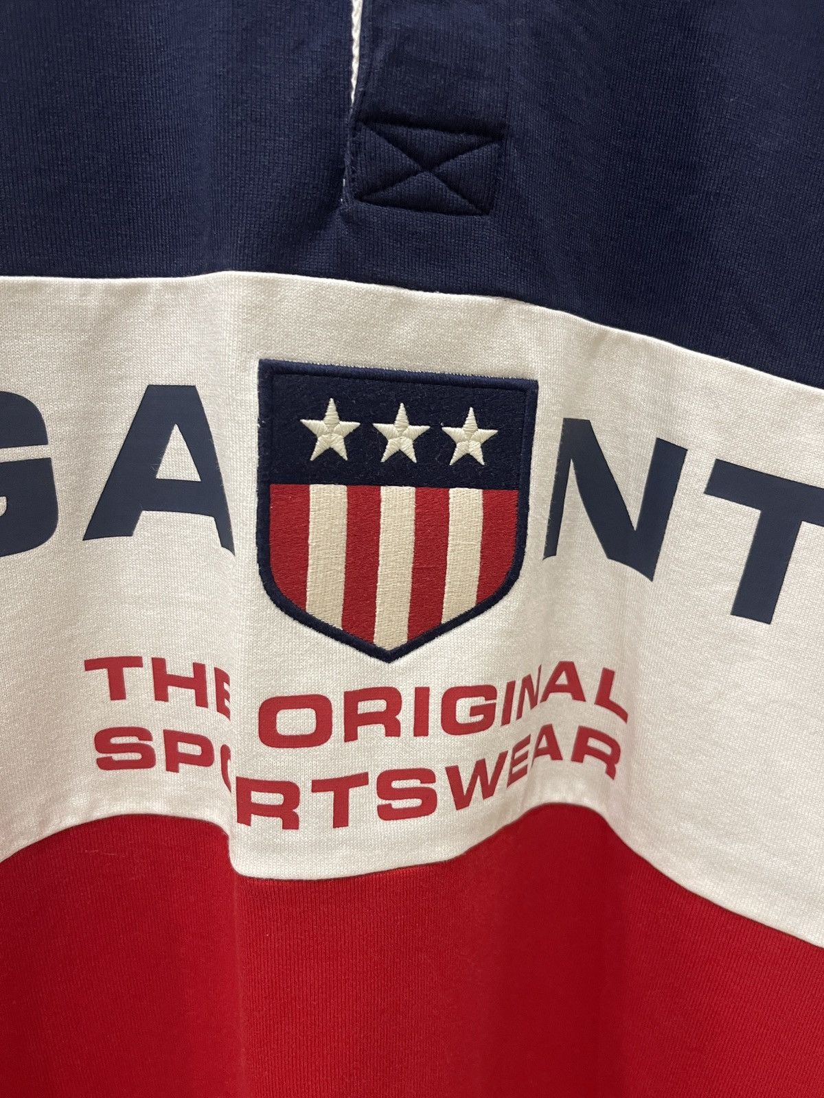 Gant Vintage Gant long sleeve polo T-shirt big size Y2K Size US XXL / EU 58 / 5 - 3 Thumbnail
