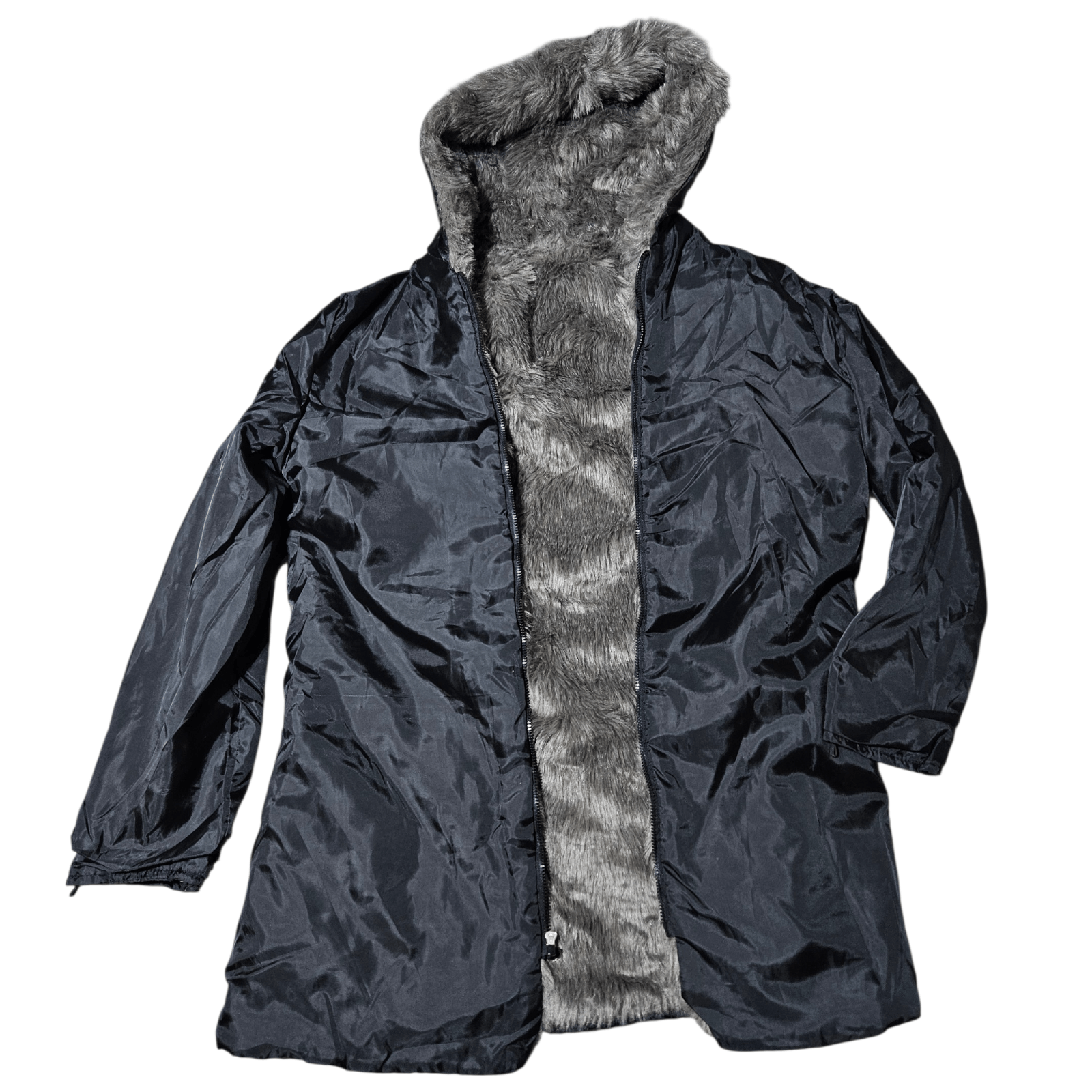 Other Womens L Parka 4 In 1 Removable Liner Reversible Faux Fur Size L / US 10 / IT 46 - 10 Thumbnail