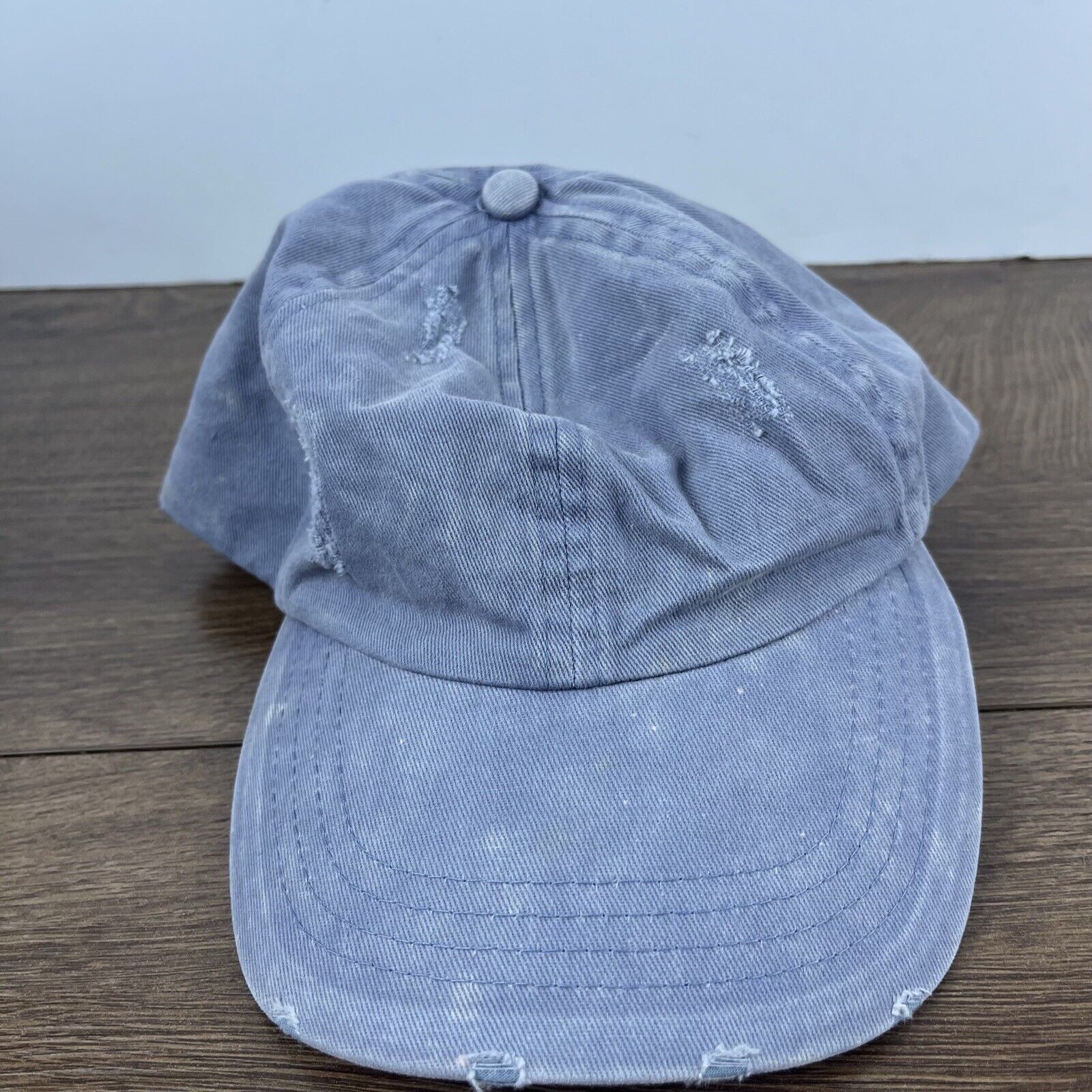 Other Distressed Gray Hat Plain Gray Hat Gray Hat Adjustable Gray Size ONE SIZE - 4 Thumbnail