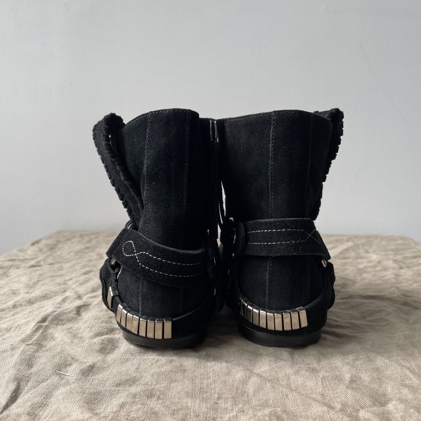 Isabel Marant Etoile Isabel Marant Etoile Ralf Boho Ankle Suede Boots 9028AC Size US 7 / IT 37 - 3 Thumbnail