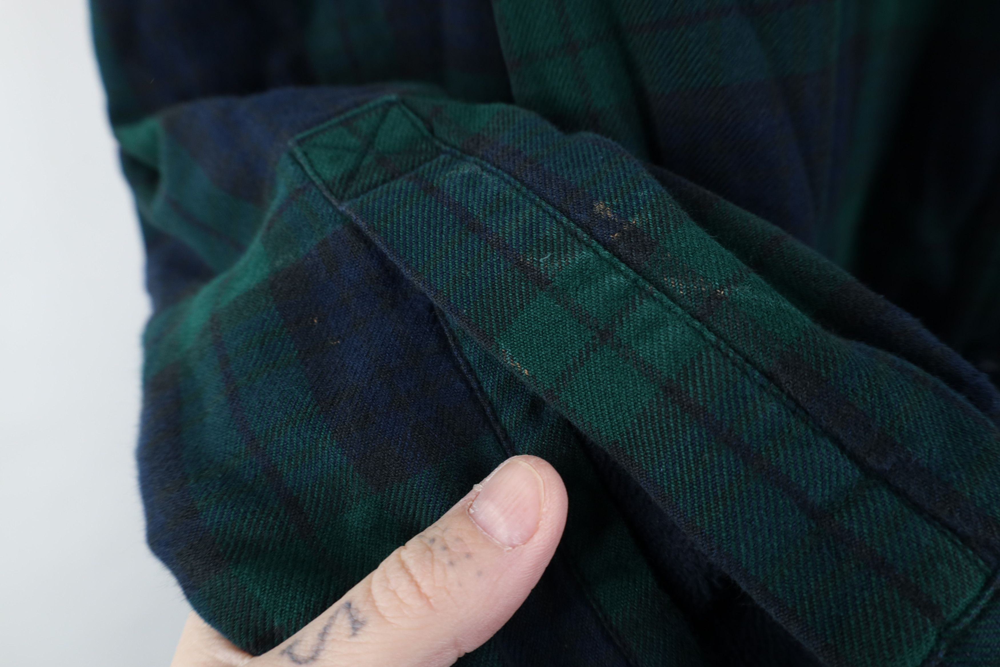 L.L. Bean Vintage LL Bean Fleece Lined Flannel Shirt Jacket Plaid Size US M / EU 48-50 / 2 - 7 Thumbnail