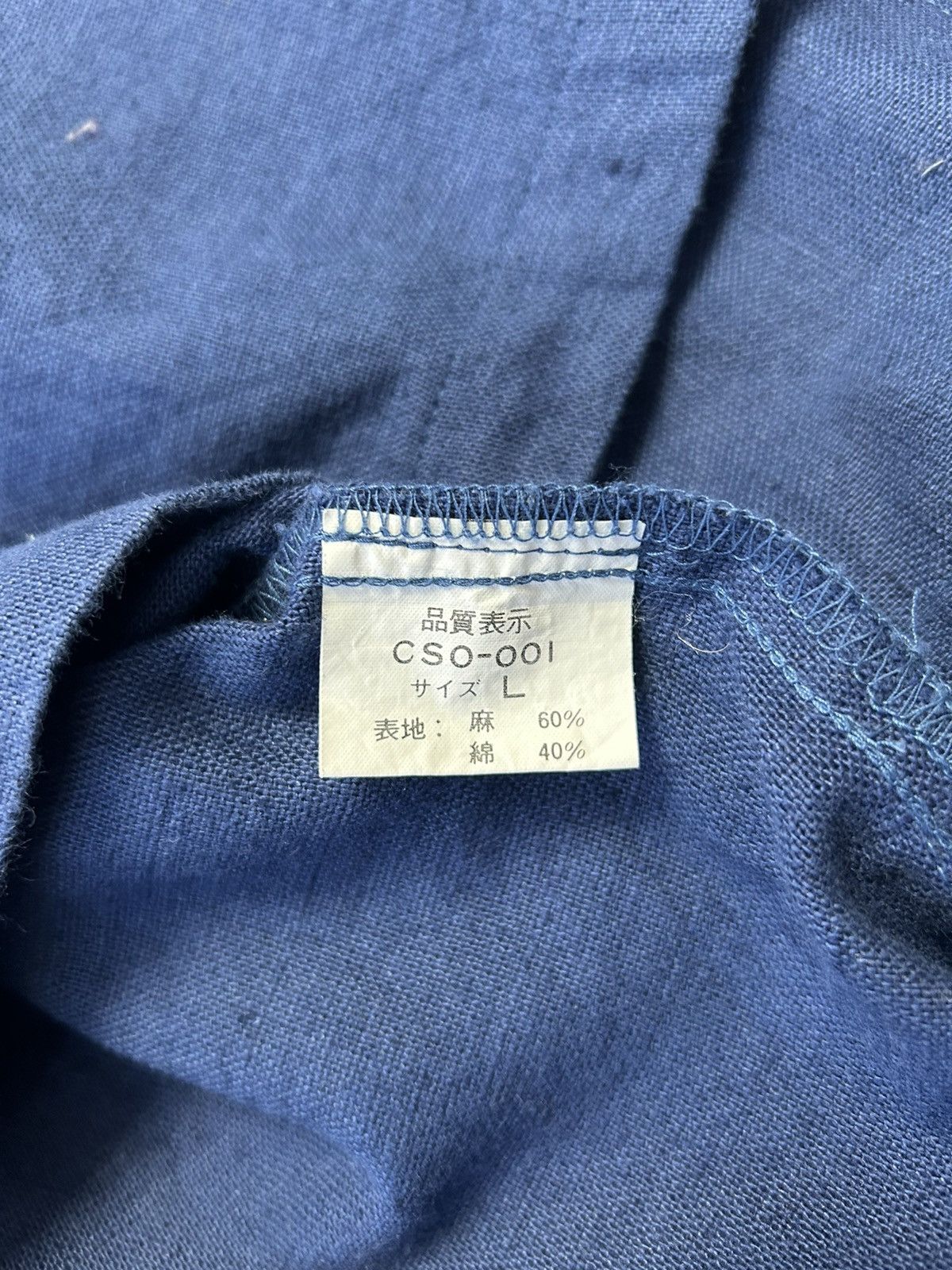 Japanese Brand × Vintage CREEK WING PLUS SIZE LINEN LONG SLEEVE Size US L / EU 52-54 / 3 - 5 Thumbnail