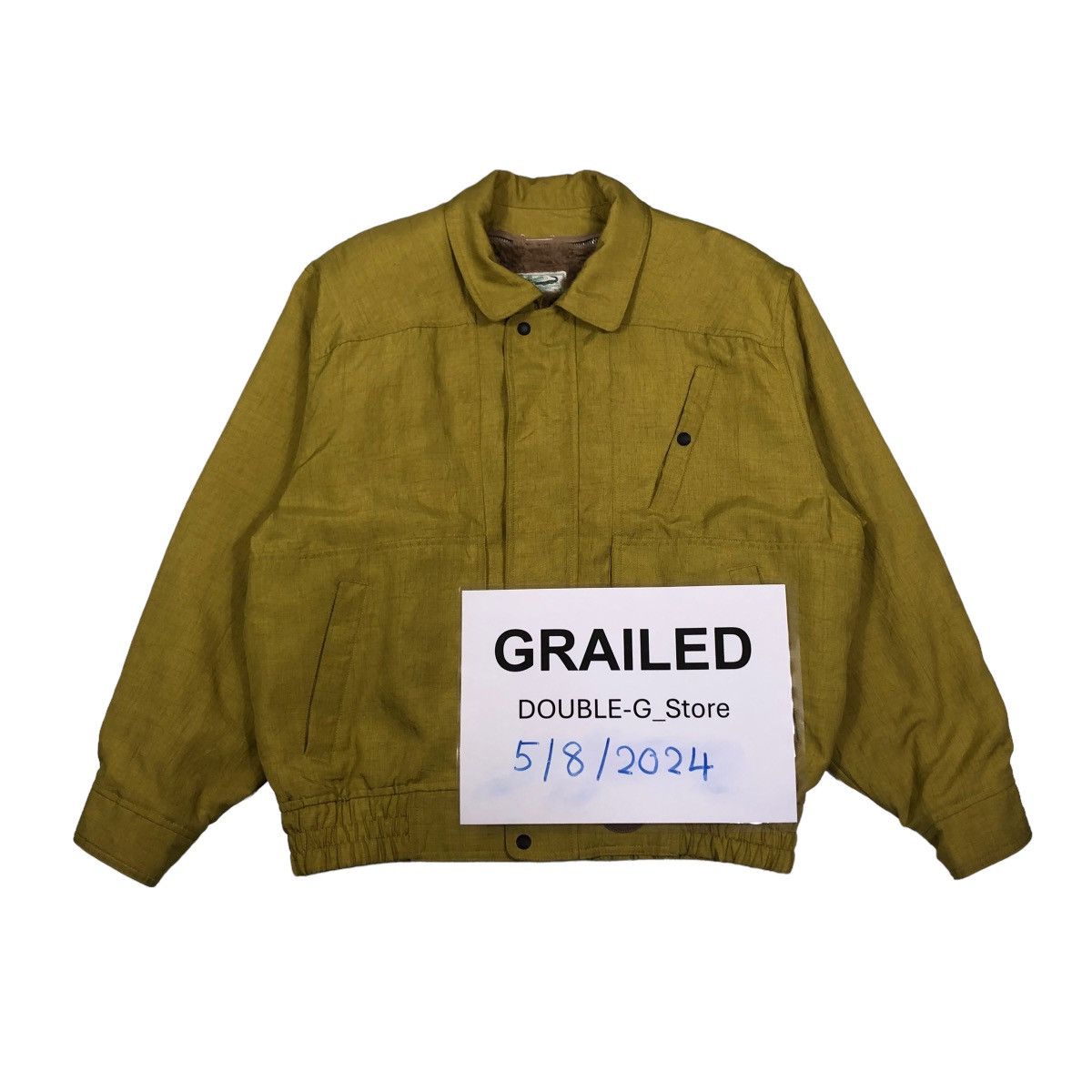Japanese Brand × Vintage 📌VINTAGE BOMBER JACKET CROCODILE MINK FUR BLANKET Size US M / EU 48-50 / 2 - 2 Thumbnail