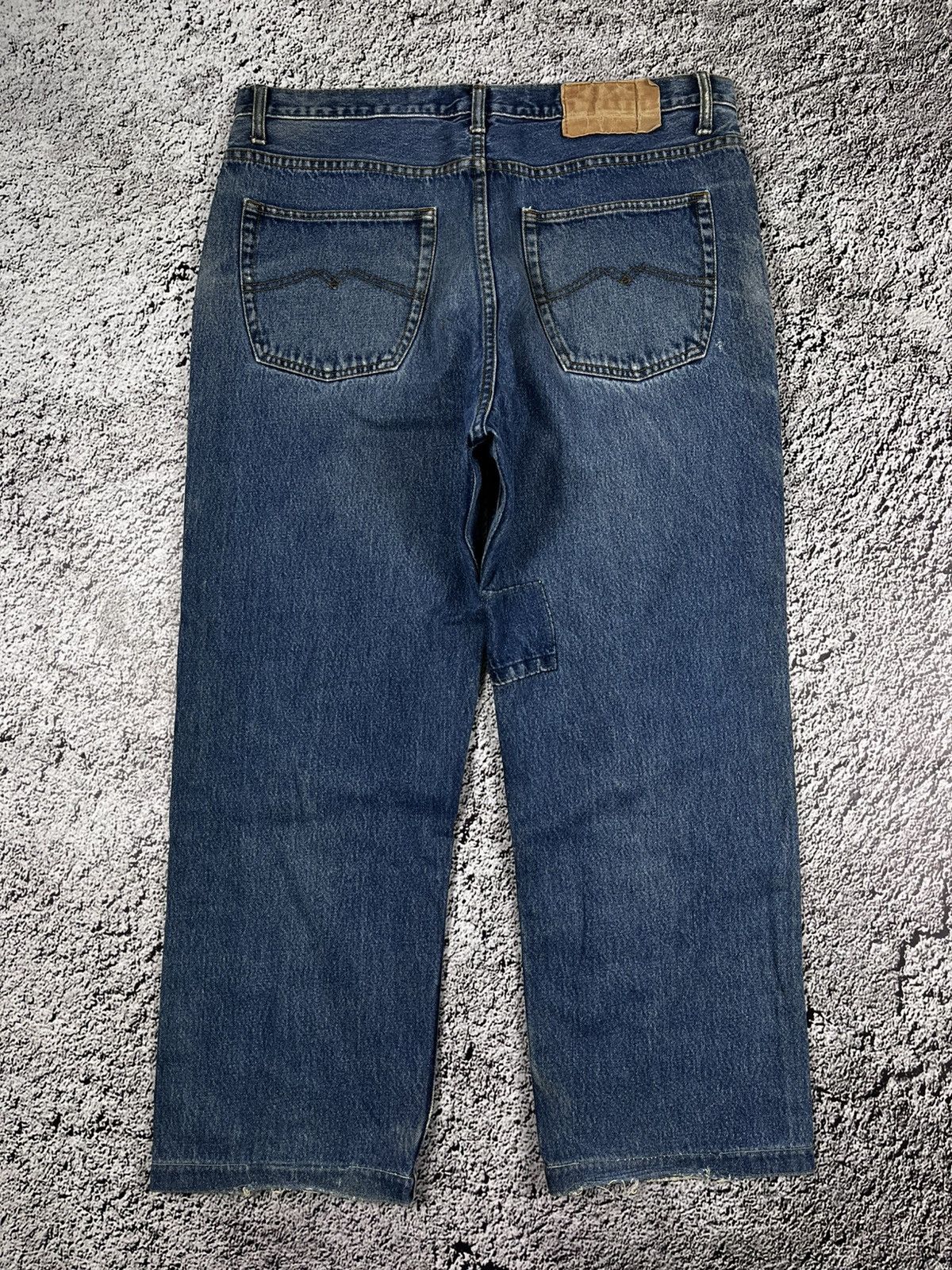 Vintage Vintage Y2K faded double knee workwear Carhartt style jeans Size US 38 / EU 54 - 5 Thumbnail