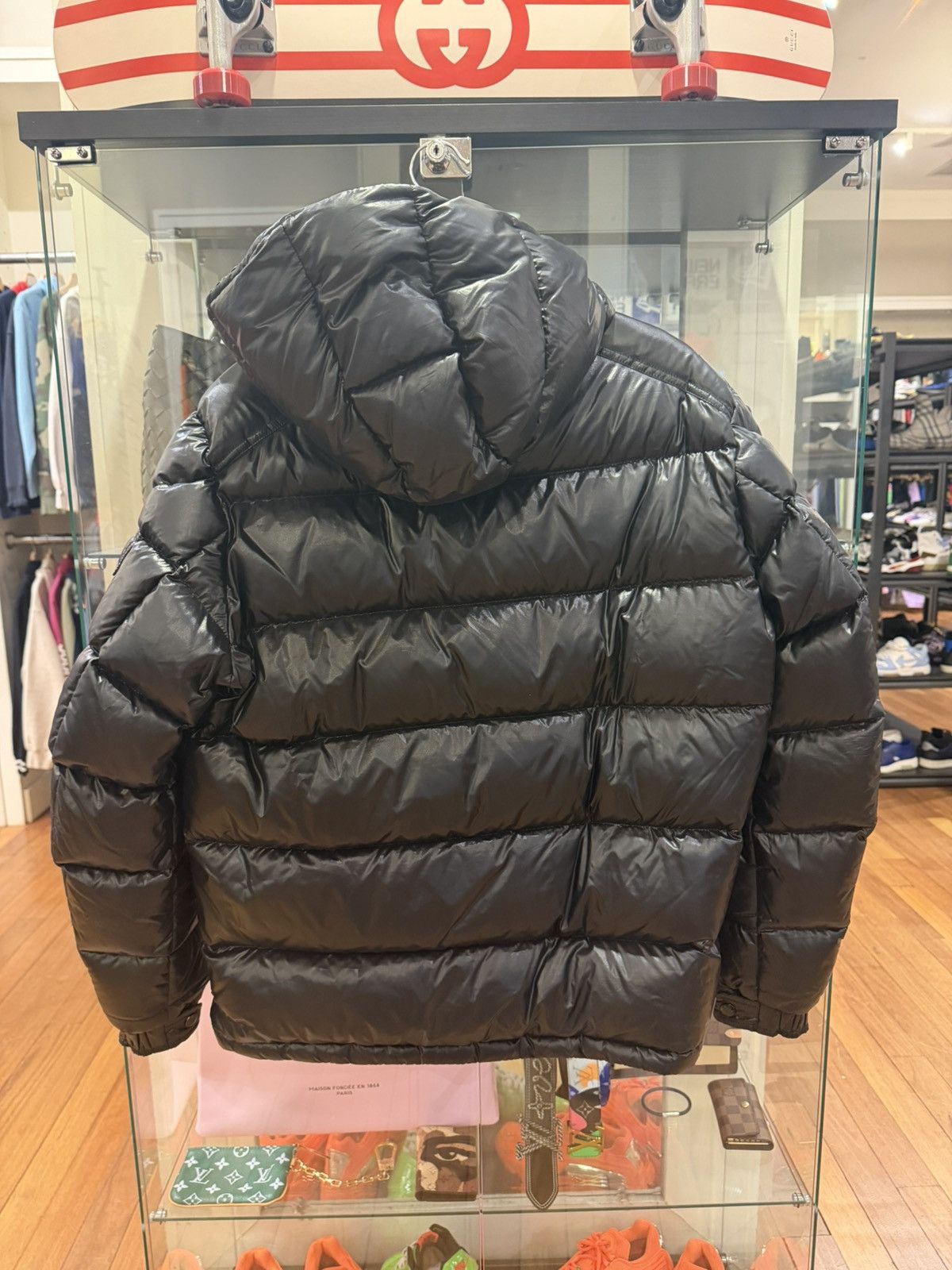 Moncler Moncler Maya Guibbotto Black Down Puffer Size US XXL / EU 58 / 5 - 2 Thumbnail