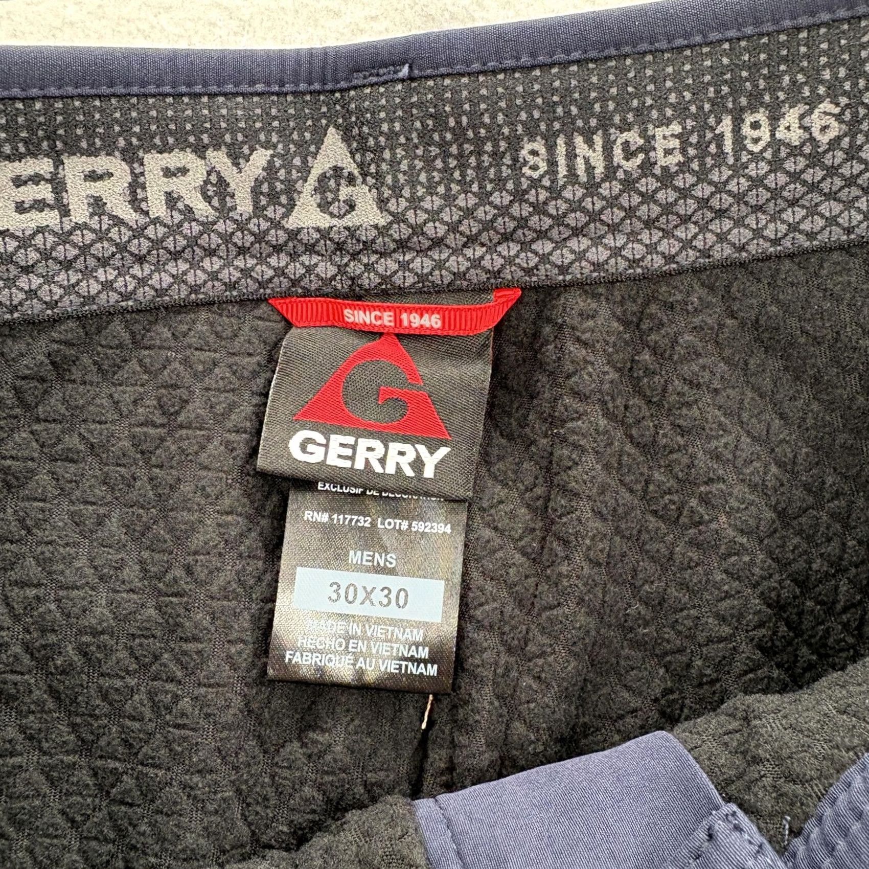 Vintage Gerry Pants Mens Blue 30x30 Regular Fit Stretch Winter Fleece Lined Chino Size US 30 / EU 46 - 3 Thumbnail