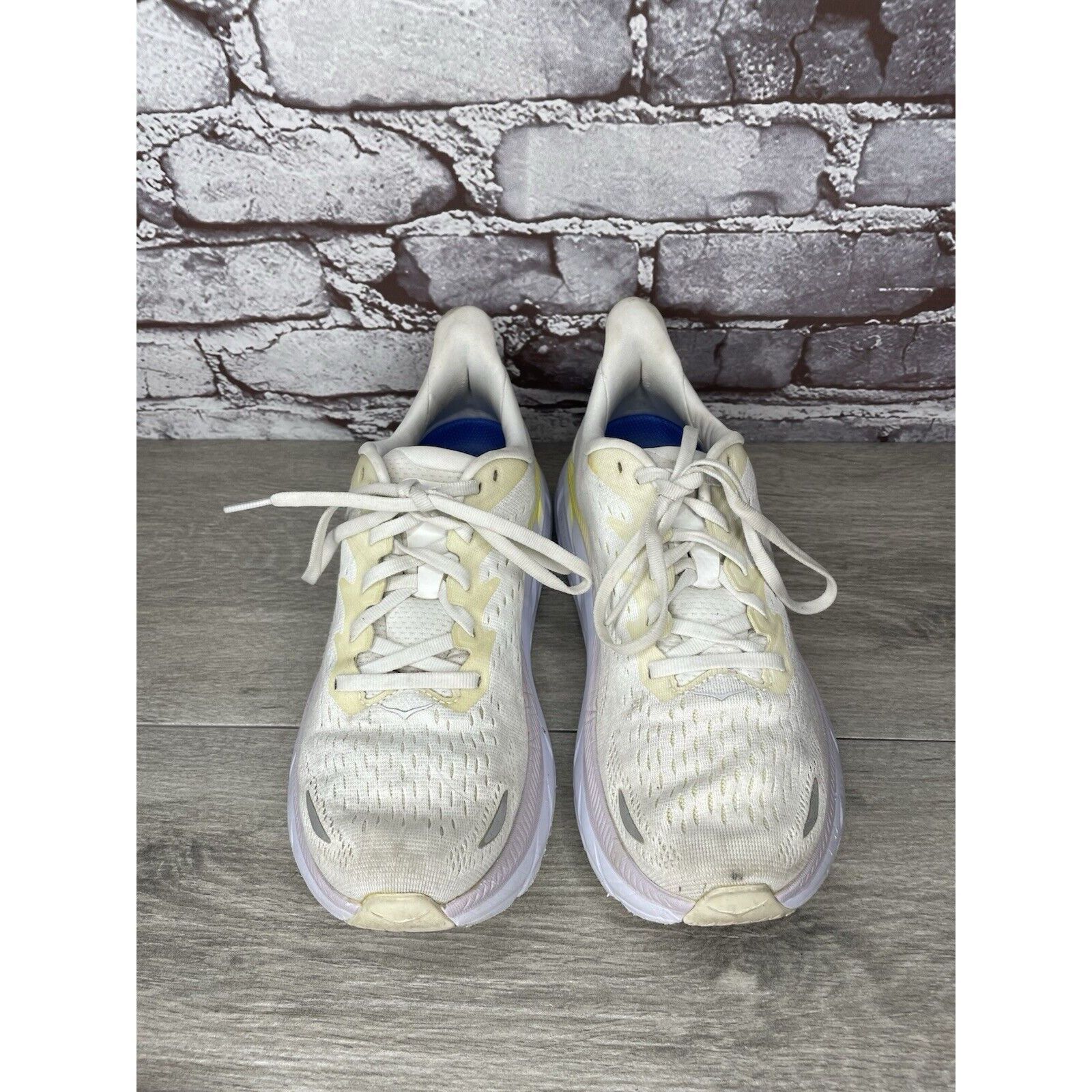Hoka Hoka One One Clifton 8 1119394 BDBBW White Yellow Running Sn Size US 8 / IT 38 - 17 Thumbnail
