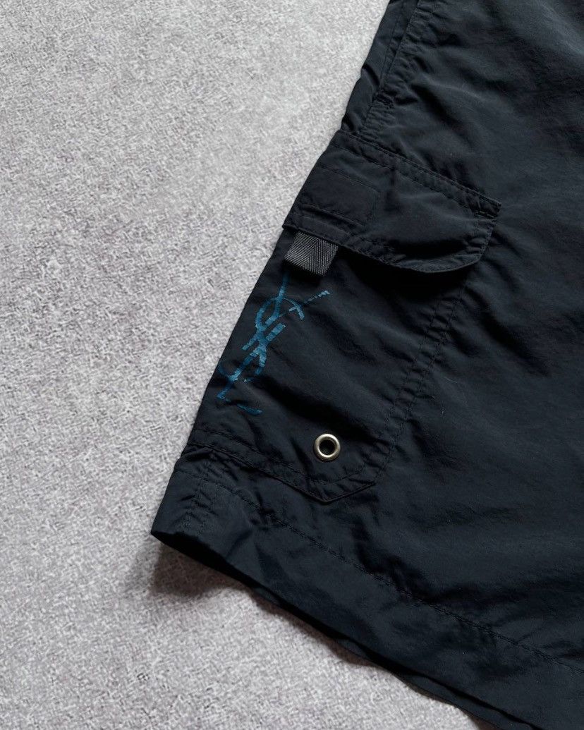 Vintage × Yves Saint Laurent Vintage YSL Yves Saint Laurent Nylon Shorts XL Size US 36 / EU 52 - 3 Thumbnail