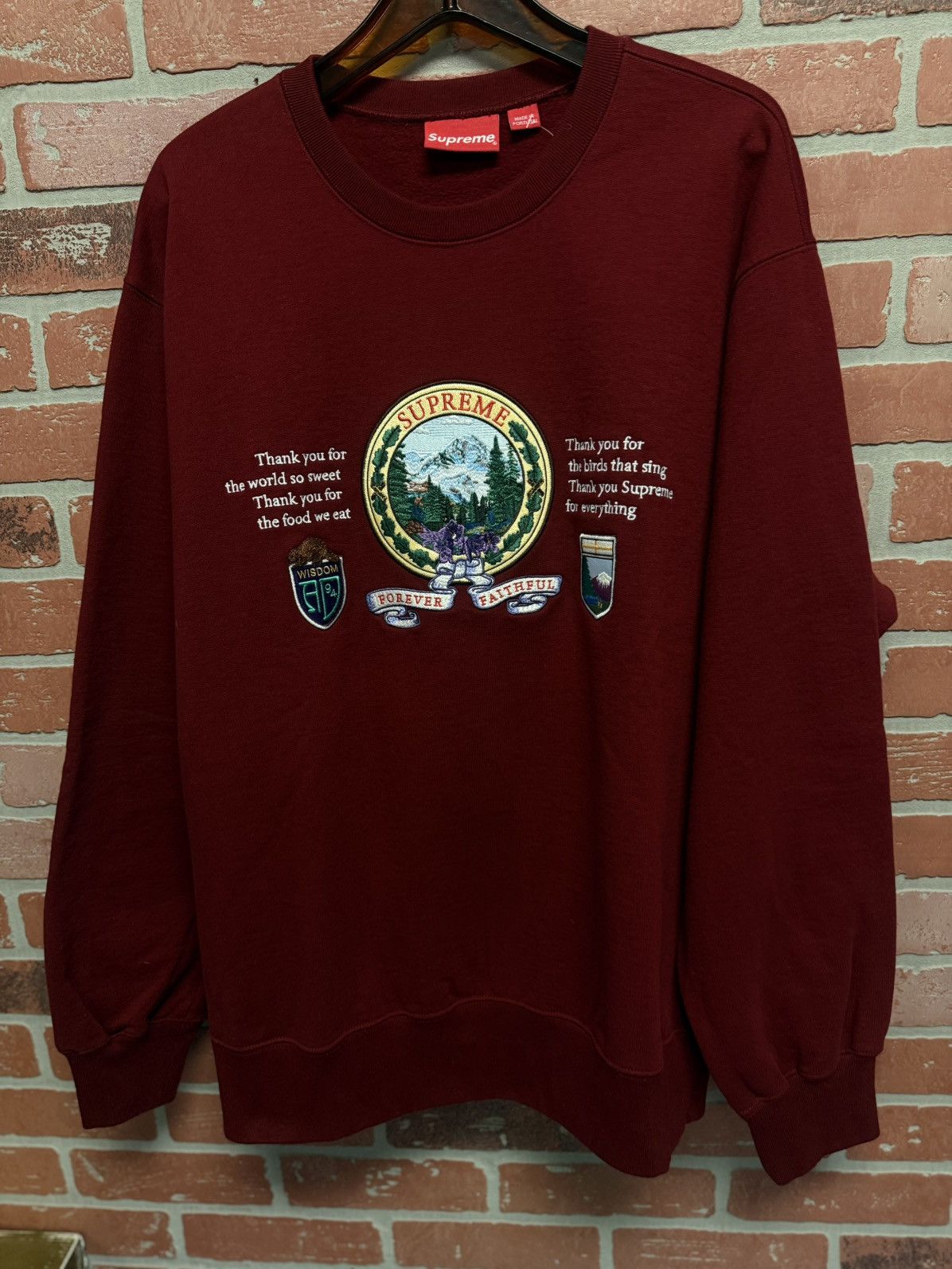 Supreme Supreme Crewneck Size Xl Clean RARE Size US XL / EU 56 / 4 - 2 Thumbnail