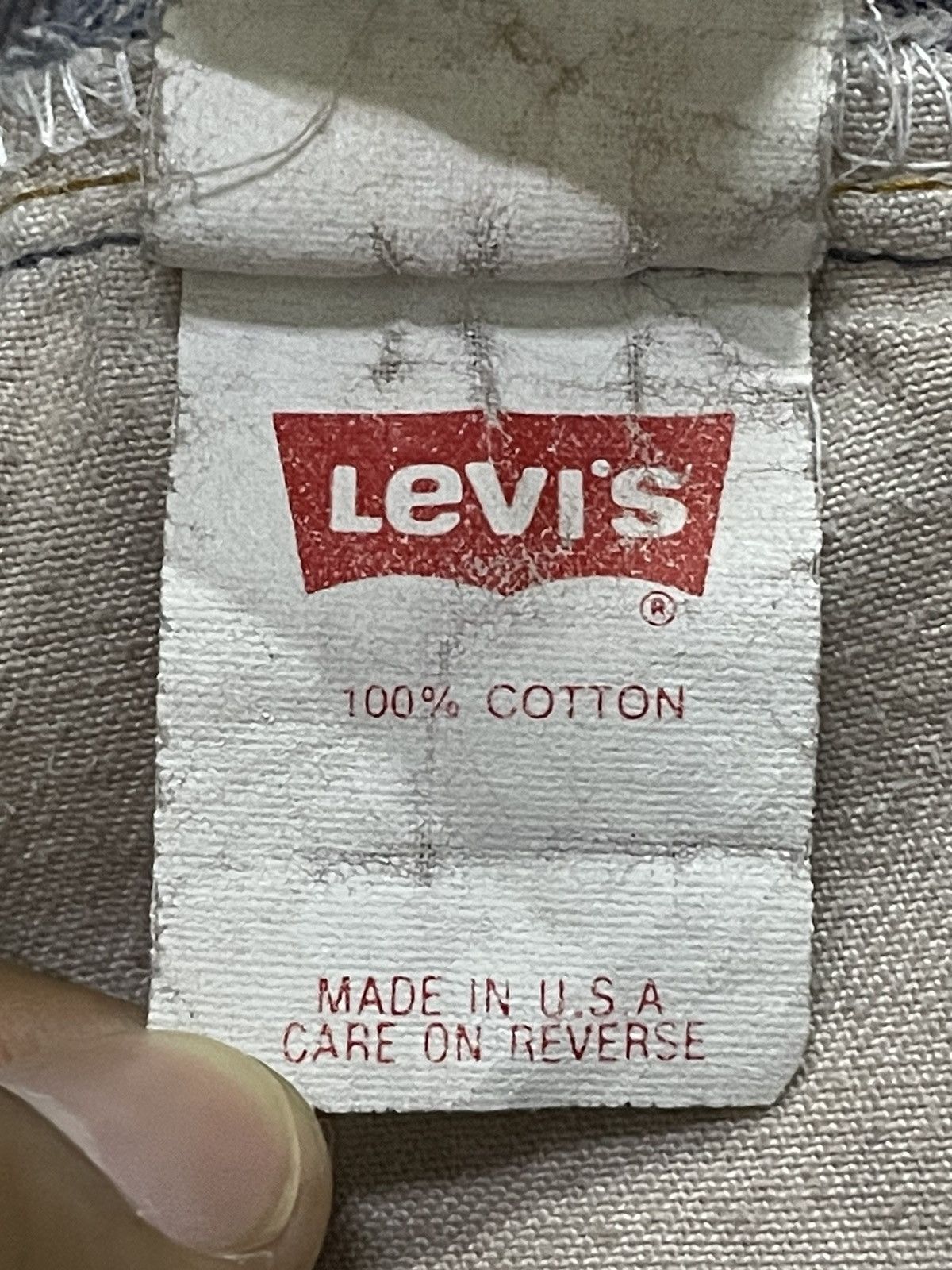 LVC × Levi's × Vintage Vintage Levis 501 Muddy Wash Distressed Jeans Size US 34 / EU 50 - 23 Thumbnail