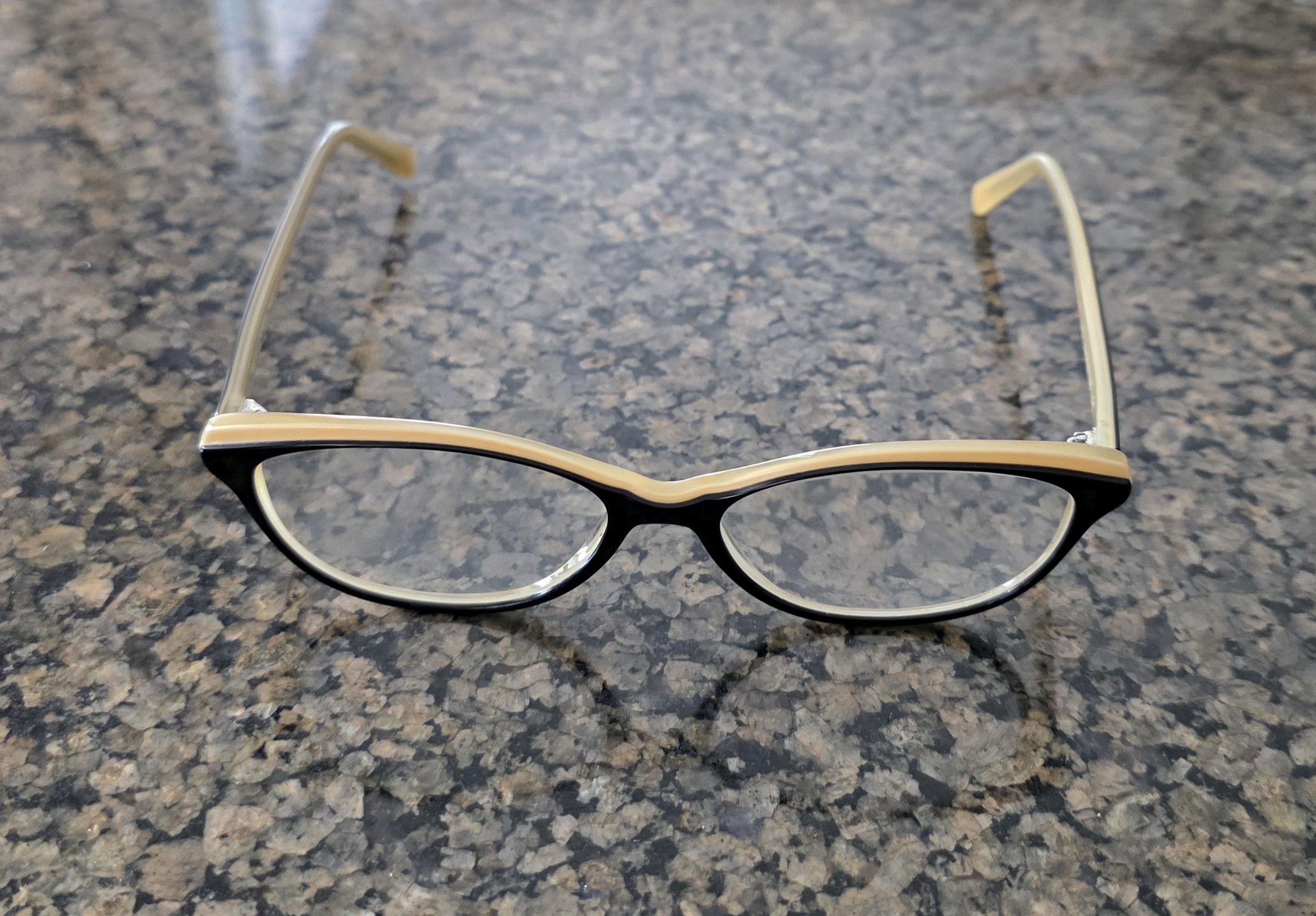Other Jean Lafont Eyeglasses Victoire 1040 Gloss Black/Tan Cat Size ONE SIZE - 2 Thumbnail