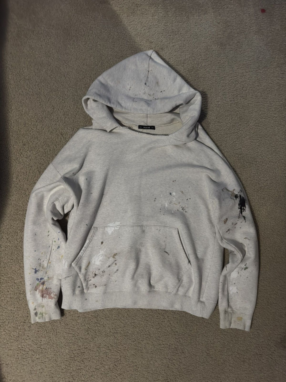 Vuja De Vuja De Uneven Dye Snap Hoodie | Grailed