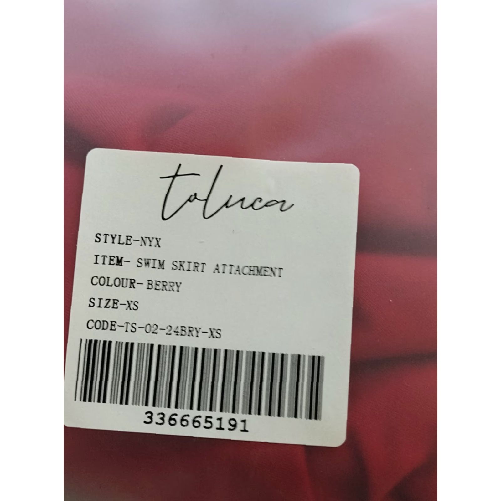 Swims Toluca Swim Women's Red XS Cover Skirt Swim Skirt Vel Size 26" / US 2 / IT 38 - 6 Thumbnail