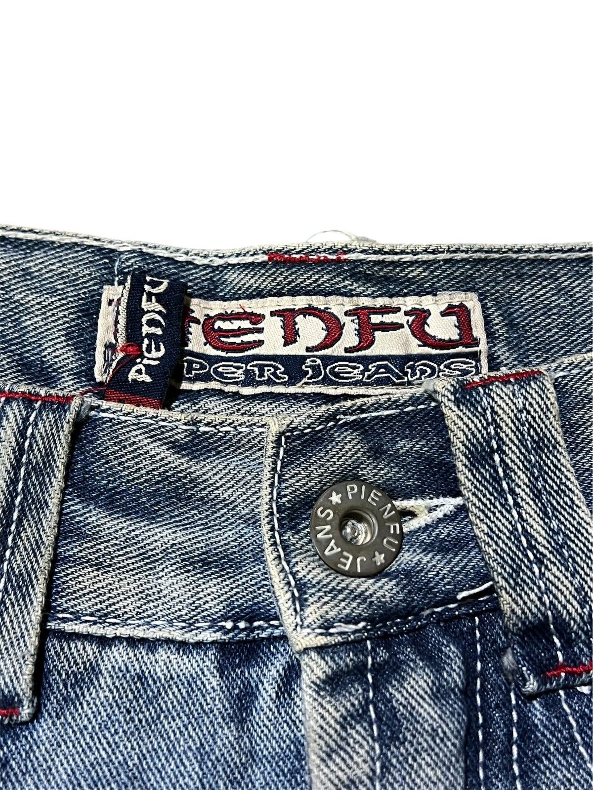 Jean × Vintage VINTAGE BIG POCKET JORTS BY PIENFU JNCO STYLE Size US 26 / EU 42 - 5 Thumbnail