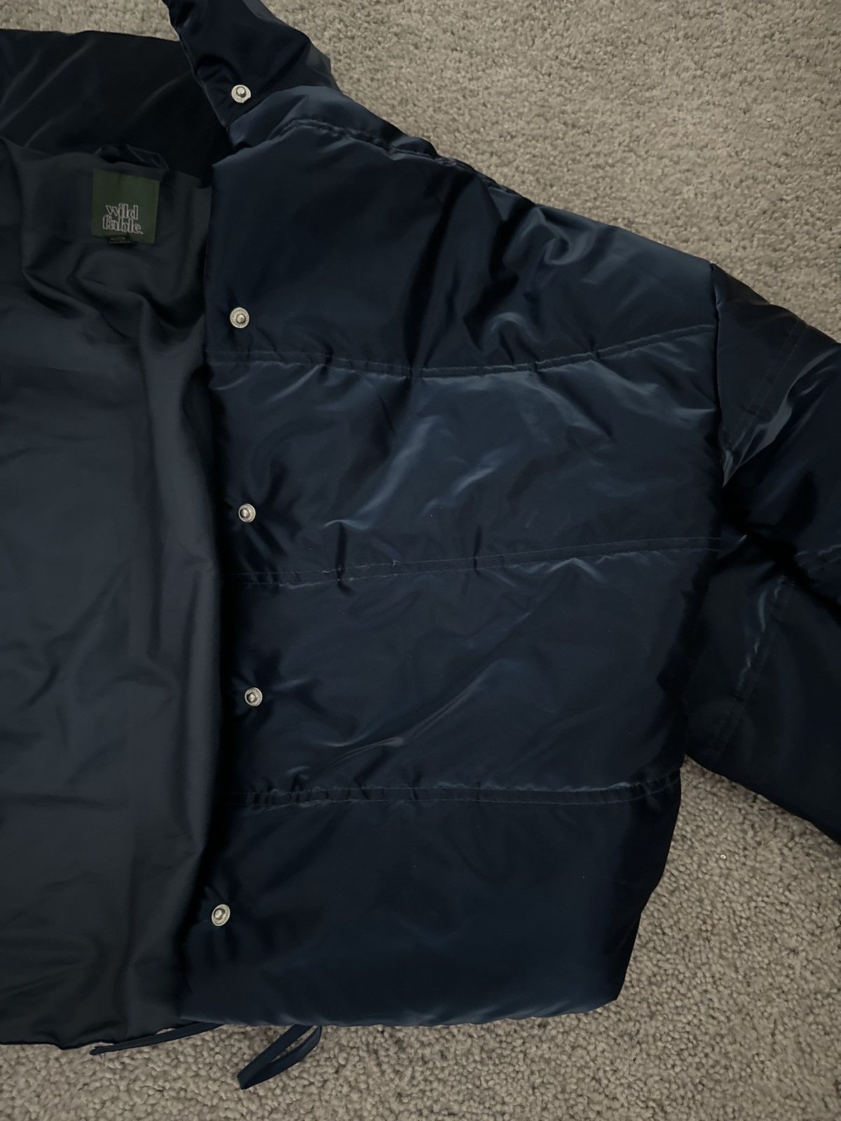 Other Cropped blue bomber coat Size L / US 10 / IT 46 - 1 Thumbnail