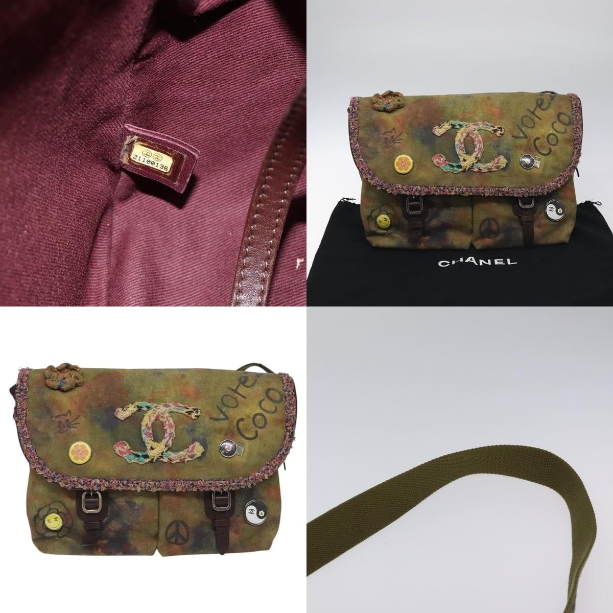 Chanel Chanel Embroidery Graffiti Shoulder Bag Size ONE SIZE - 5 Thumbnail