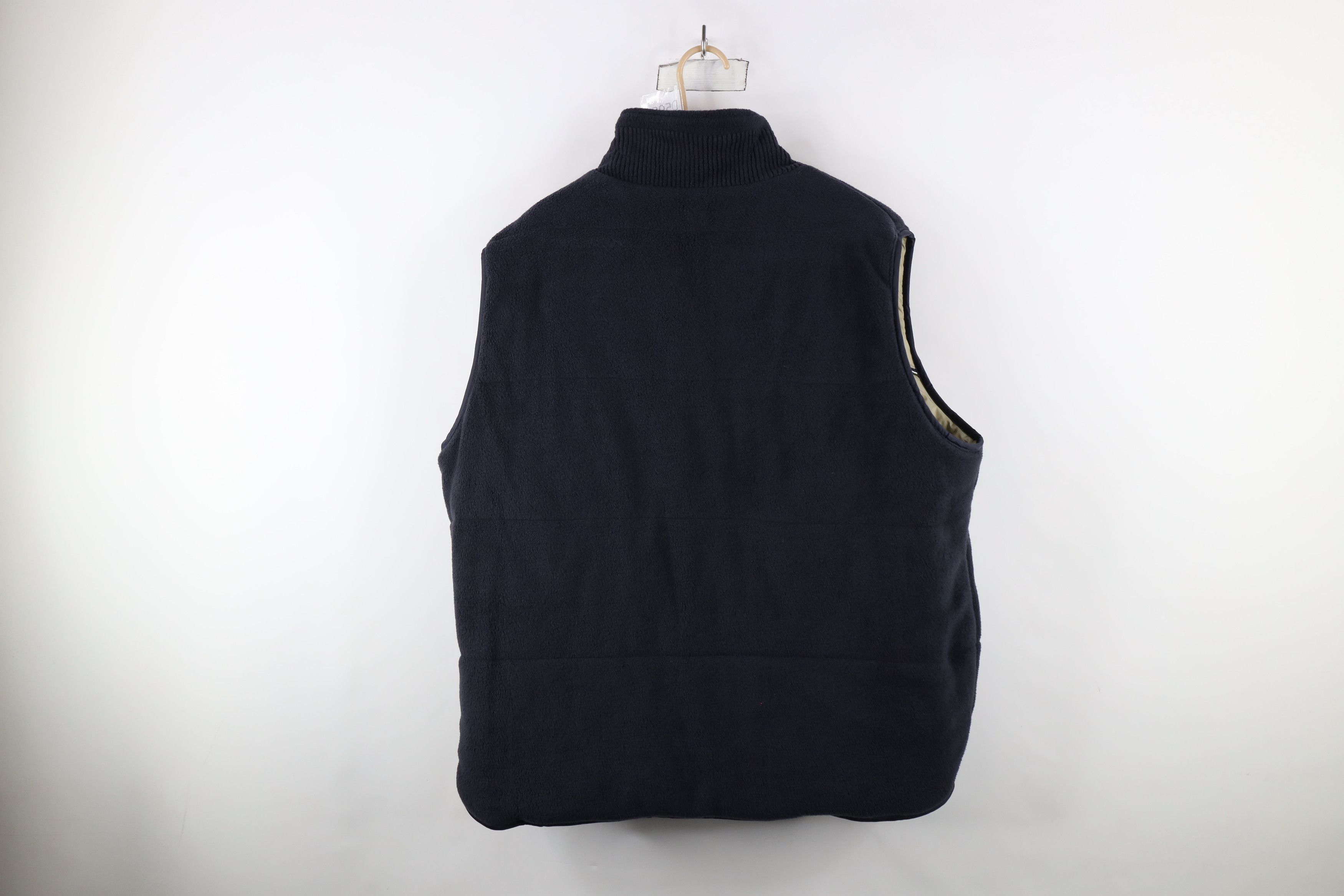 Vintage Vintage 90s Streetwear Reversible Vest Jacket Beige Blue Size US XL / EU 56 / 4 - 13 Thumbnail