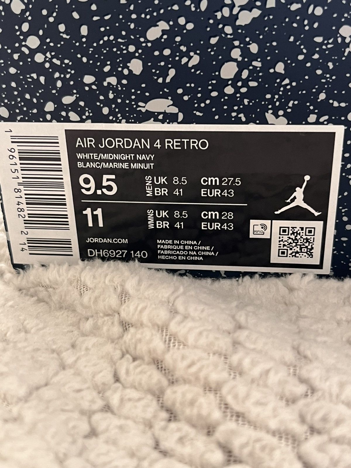Jordan Brand × Nike Air Jordan 4 ‘Midnight Navy’ Size US 9.5 / EU 42-43 - 5 Thumbnail