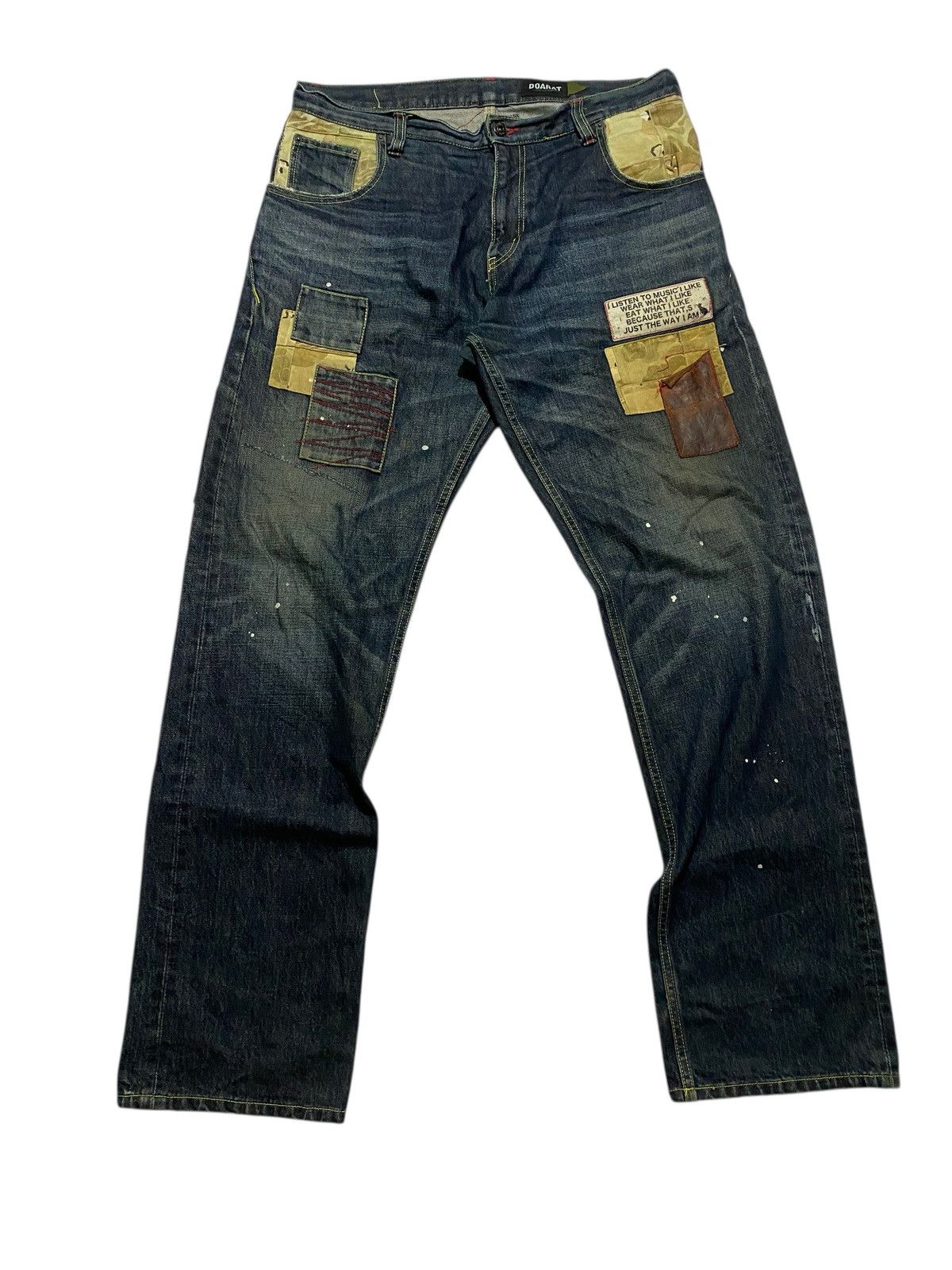 Japanese Brand Doarat Denim Reconstruction/patchwork Jeans Size US 39 - 1 Thumbnail