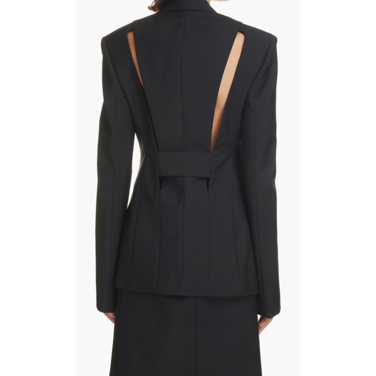 Givenchy Givenchy Cutout U-Lock Wool Blazer Size M / US 6-8 / IT 42-44 - 2 Thumbnail