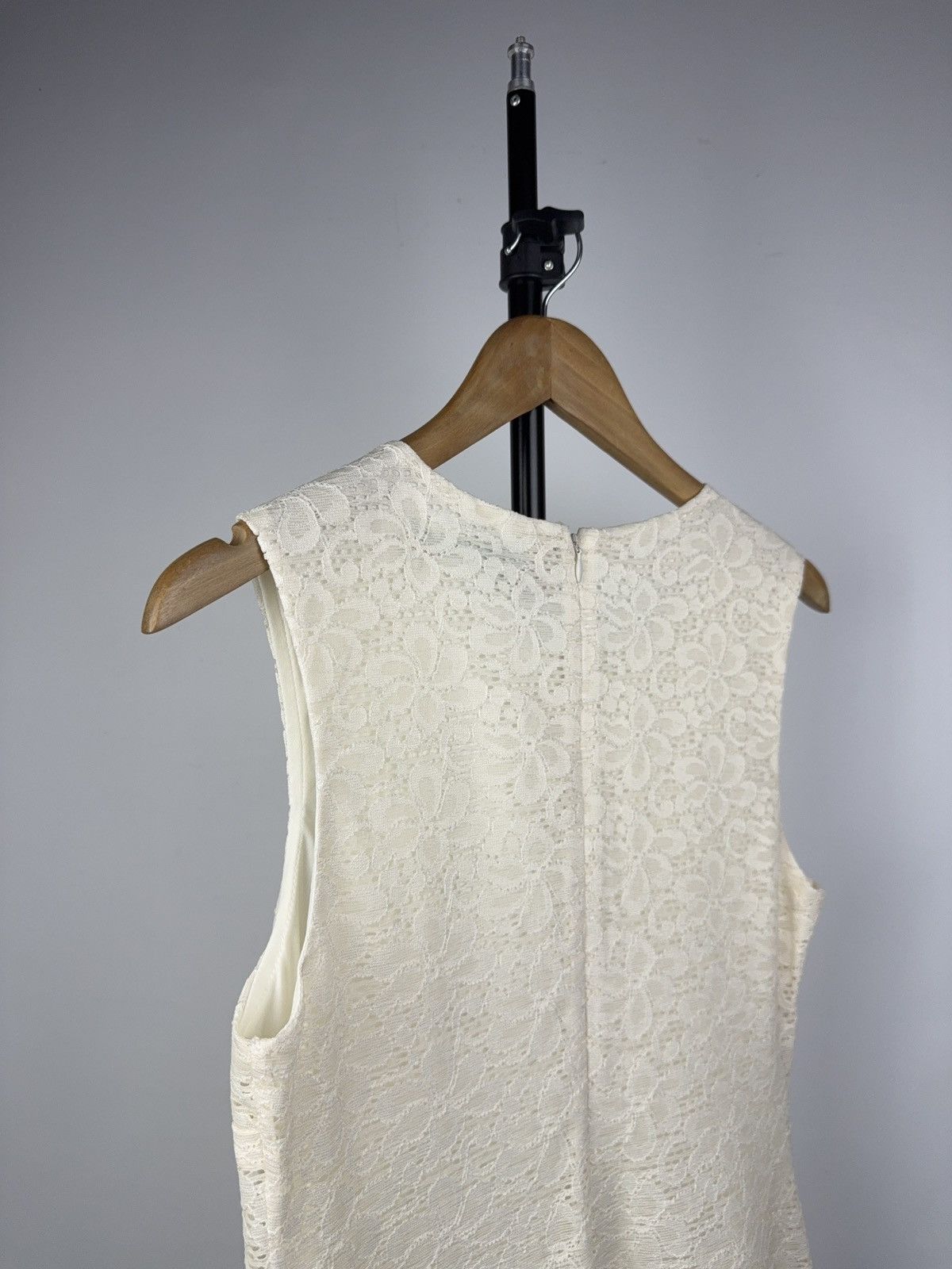Desigual Retro Y2K Desigual Floral Lace Dress Ivory Boho Art Style 40 Size M / US 6-8 / IT 42-44 - 8 Thumbnail