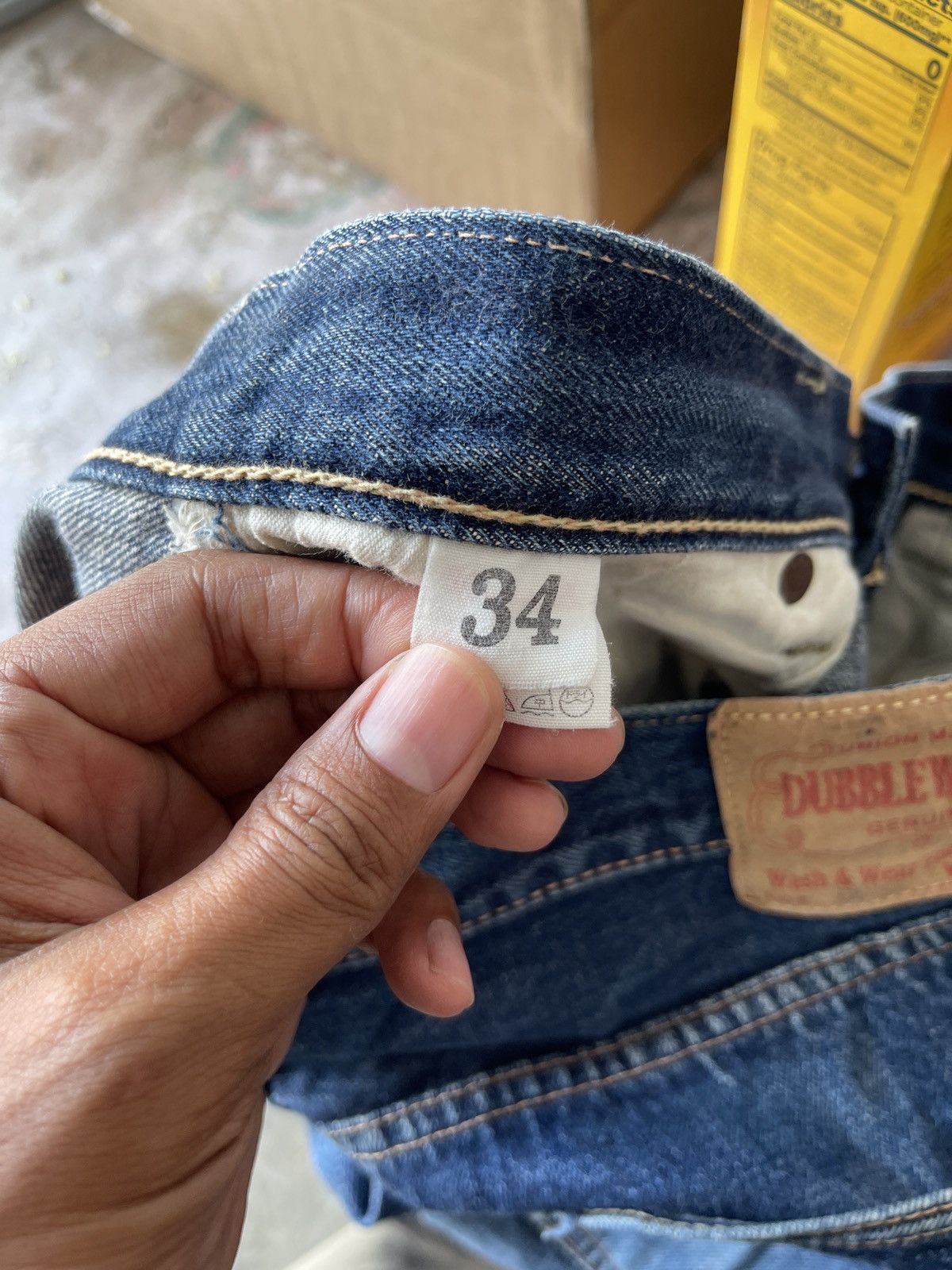 Warehouse Dubble Works by Warehouse Selvedge Denim Union Made Size US 34 / EU 50 - 10 Thumbnail
