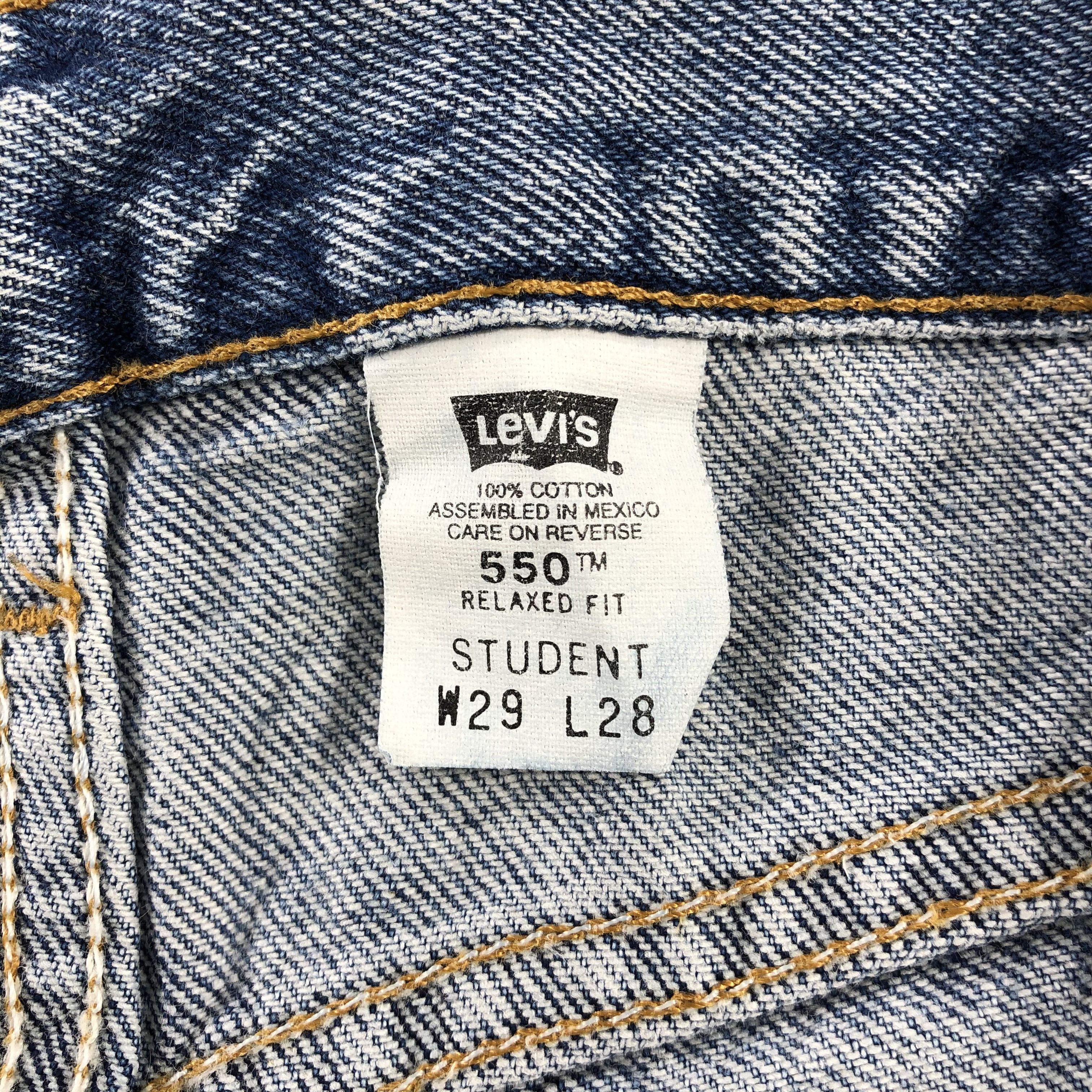 Levi's Vintage Levis 550 Jeans Blue Wash Size US 28 / EU 44 - 11 Thumbnail