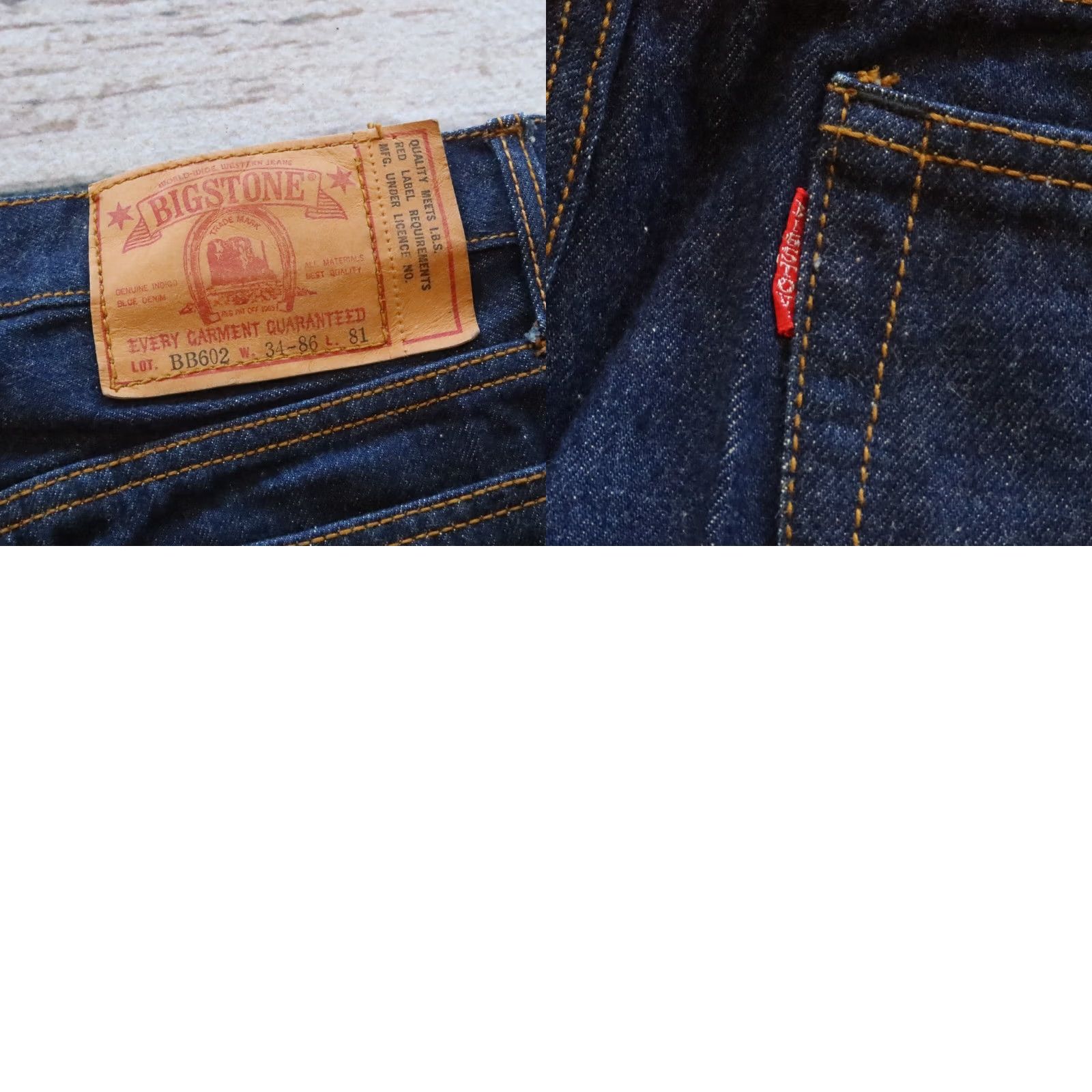 Denime Vintage Bigstone Jeans Denim Size 34 Size US 34 / EU 50 - 11 Thumbnail