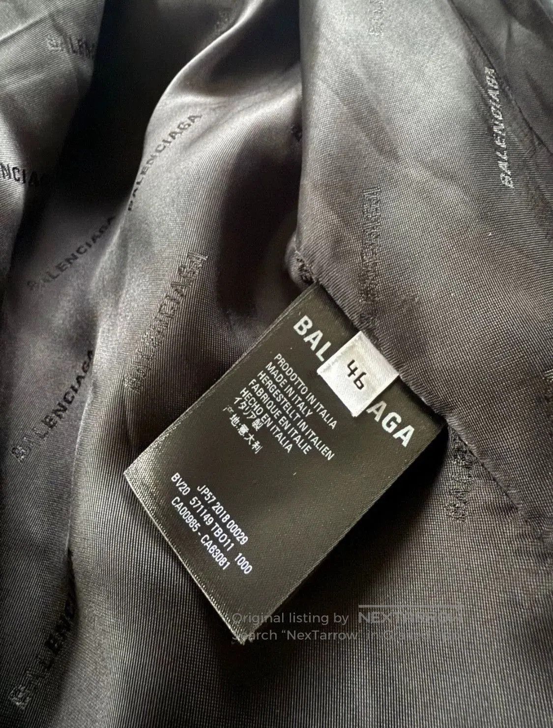 Balenciaga balenciaga tailored jacket for men. Size US L / EU 52-54 / 3 - 5 Thumbnail