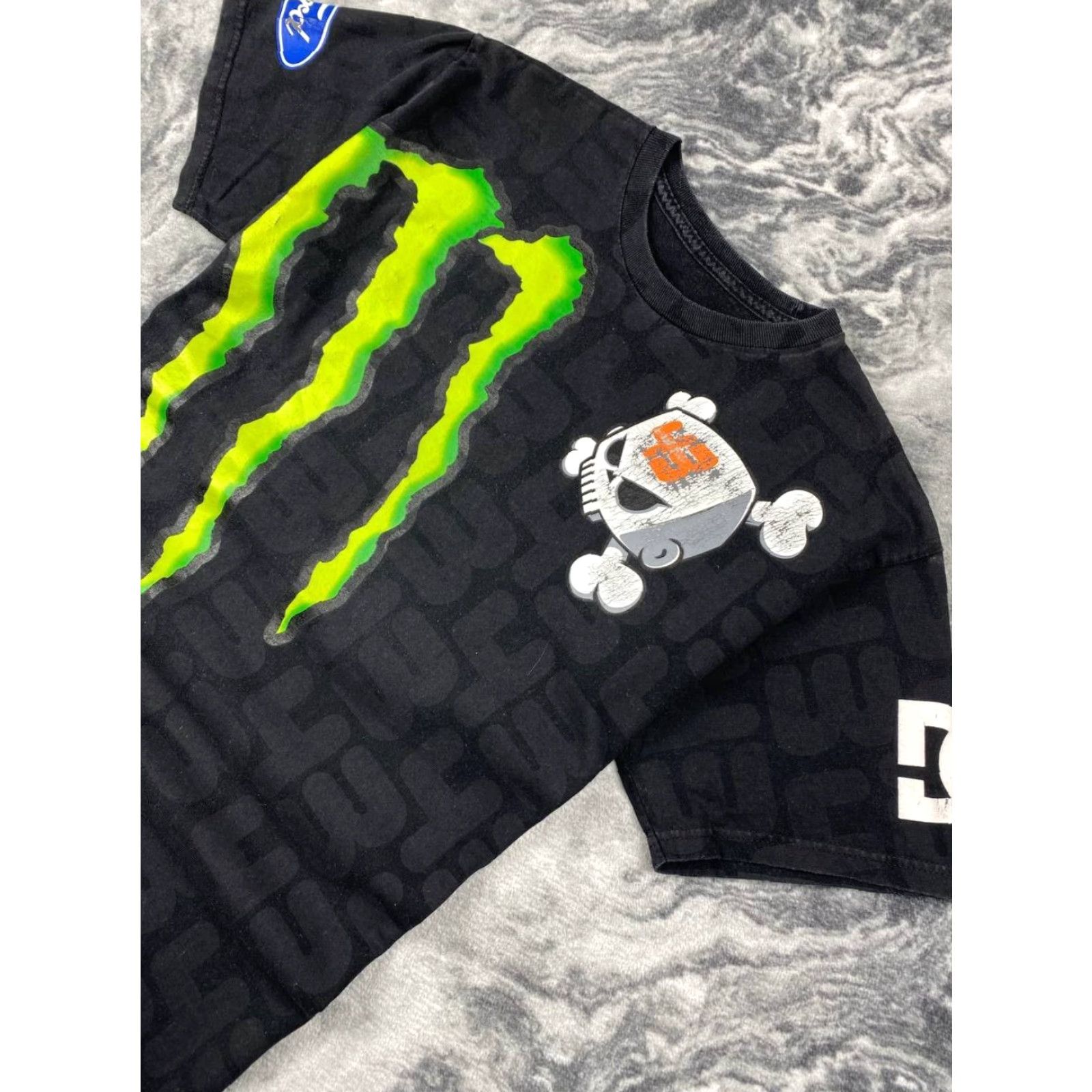 Vintage DC Shoes Monster Energy Ken Block #43 T-Shirt Men M Black Big Logo Graphic Print Crew Neck Short Sleeve Cotton Modern image 2000s Favorite Mens Size US M / EU 48-50 / 2 - 2 Thumbnail