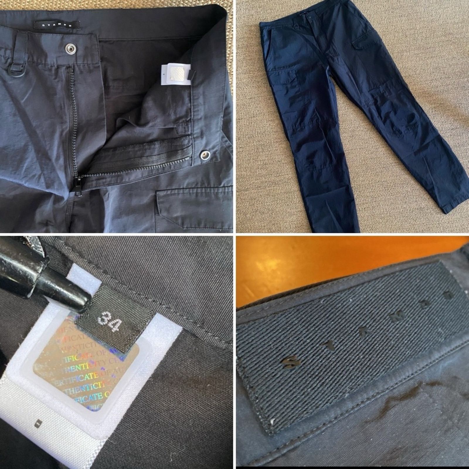 Stampd Stampd $286 Black Cotton / Nylon Cargo Pant Mens sz 34 EUC Size US 34 / EU 50 - 1 Thumbnail