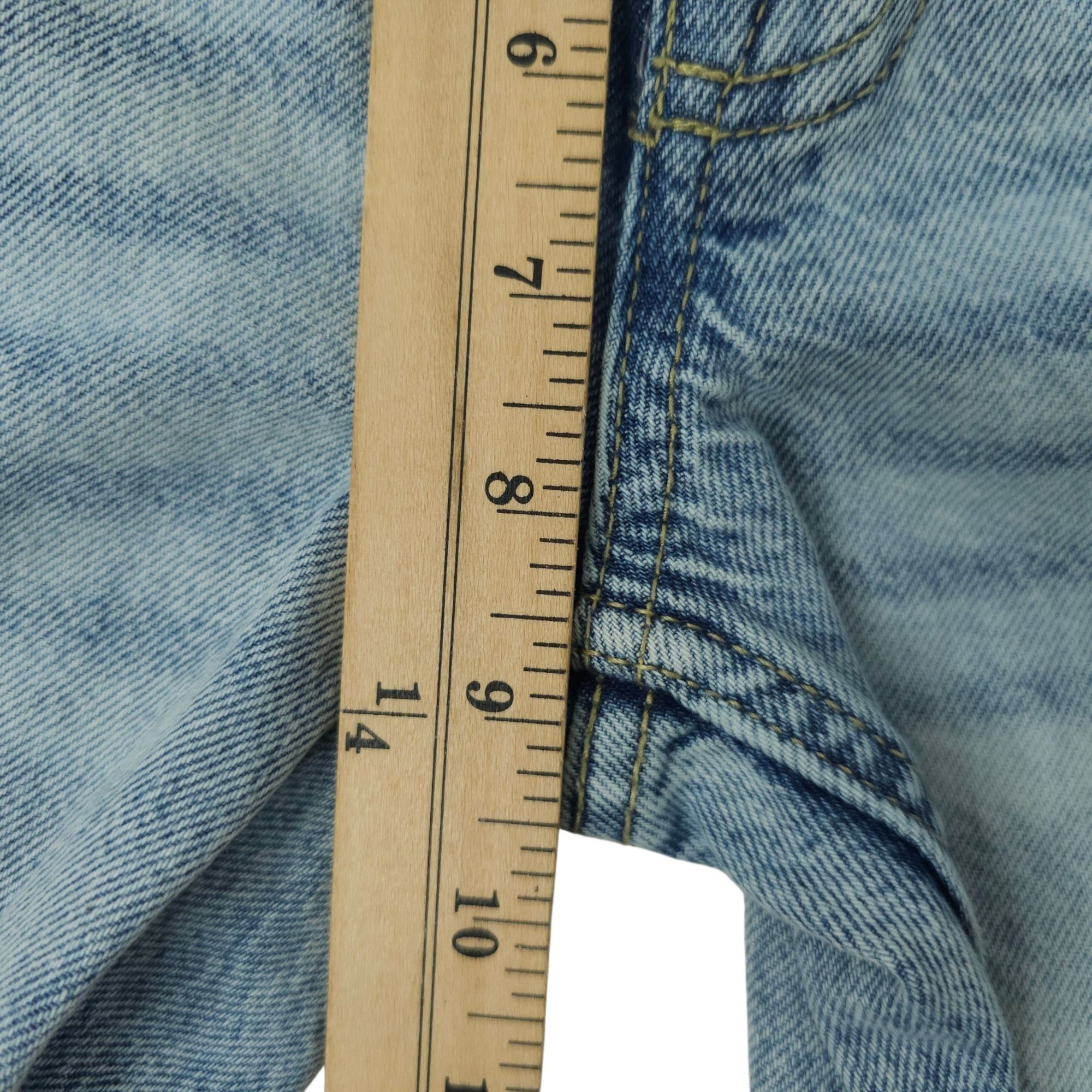 Aeropostale Aeropostale Low Rise Baggy Jeans Women 0 Short Distressed Size 25" / US 0 / IT 36 - 15 Thumbnail
