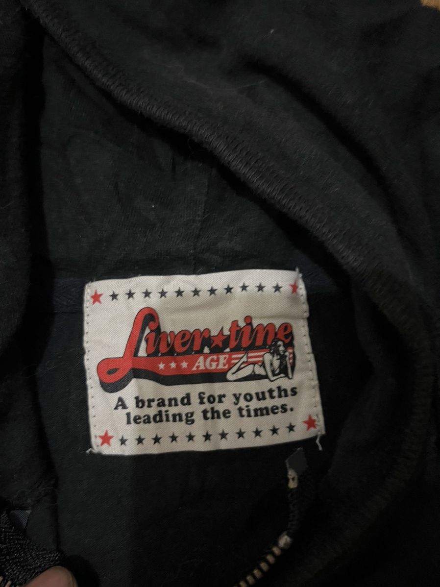 Japanese Brand LiverTine Age FullPatch ZipHoodie Sapphic Ifsixwasnine Style Size L / US 10 / IT 46 - 3 Thumbnail