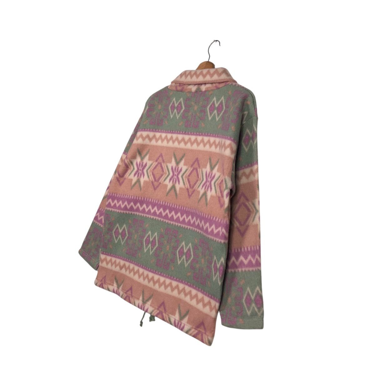 Japanese Brand 📌Vintage Fleece Jacket Navajo Design CP Fleece Sport Size US M / EU 48-50 / 2 - 11 Thumbnail