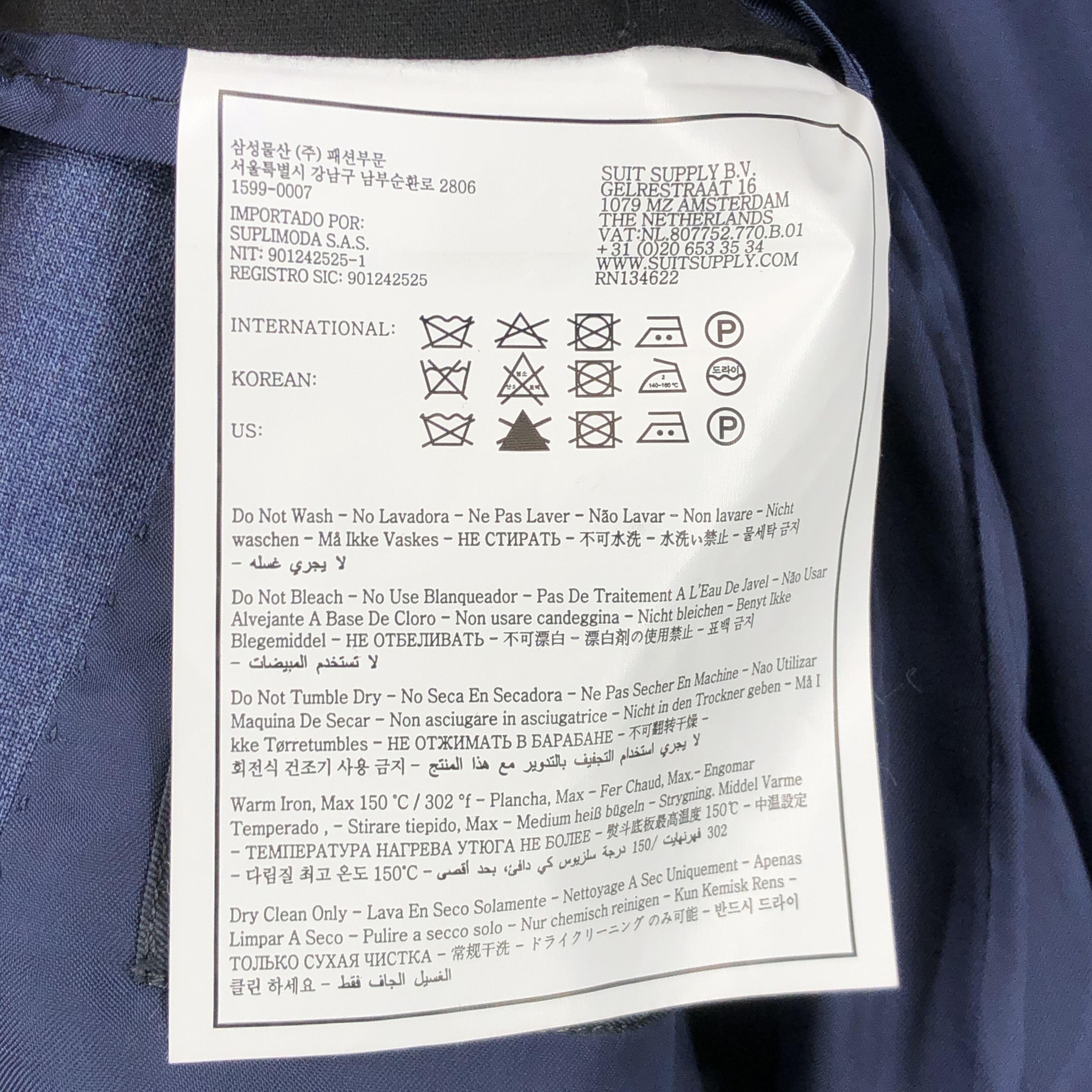 Suitsupply Lazio Single Breasted Wool Blazer Size EU:48; UK:36; US:38R Size 38R - 10 Thumbnail