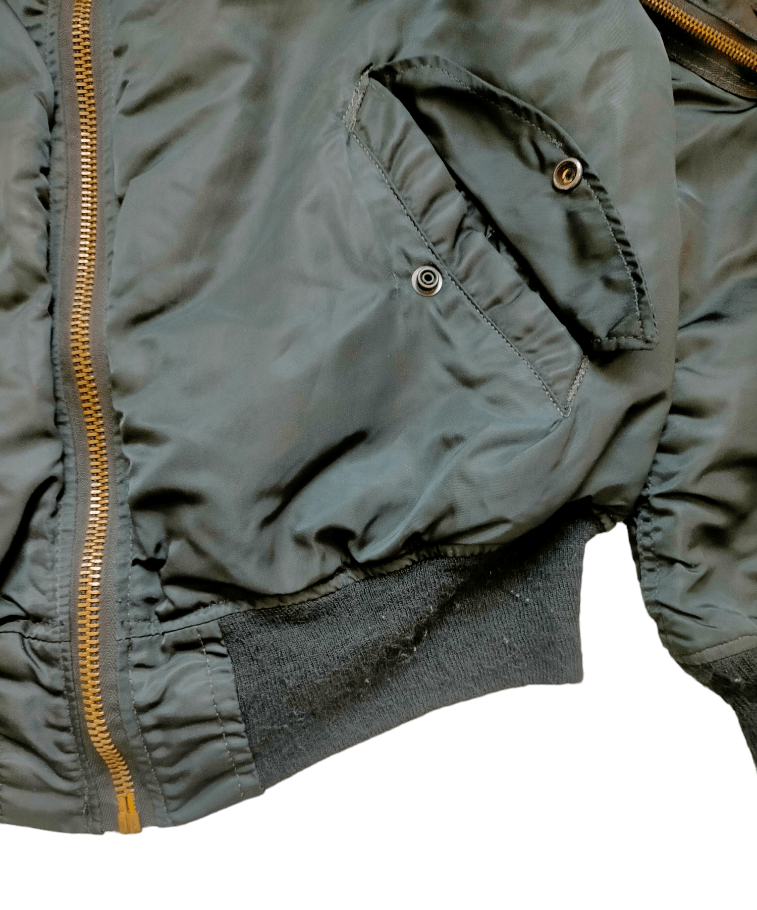Alpha Industries Vintage Alpha Industries (USAF) Black Jacket Size US L / EU 52-54 / 3 - 7 Thumbnail