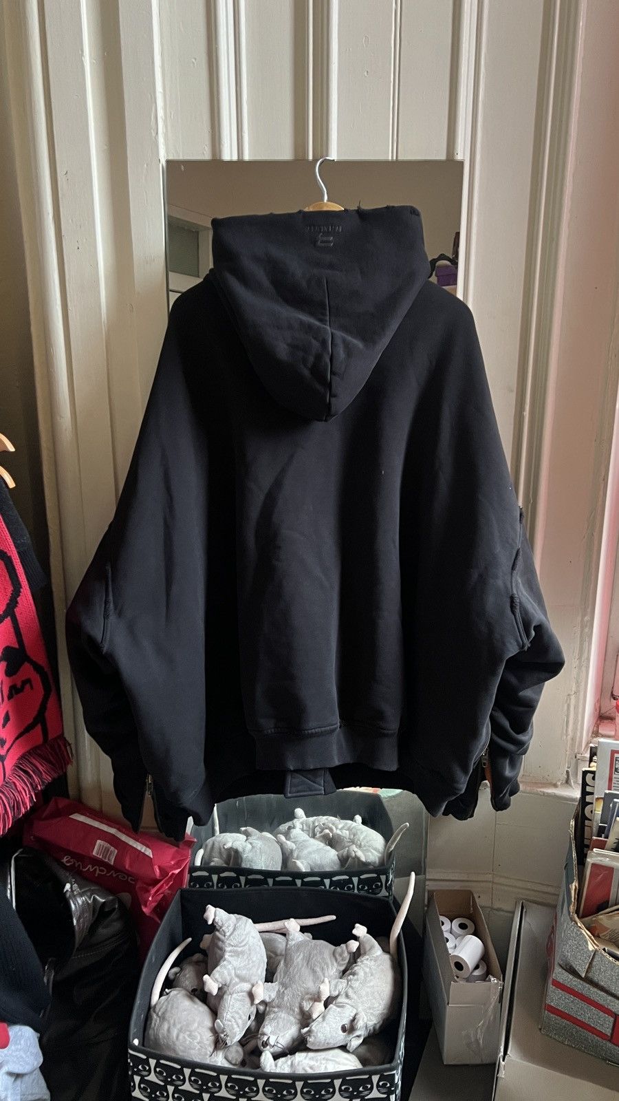 Balenciaga Balenciaga hoodie bomber jacket Size US L / EU 52-54 / 3 - 4 Thumbnail