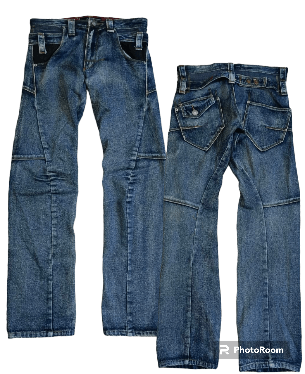 Japanese Brand SICK 🔥TWIST DOUBLE WAIST BREATHMINT DENIM PANTS Size US 30 / EU 46 - 1 Thumbnail