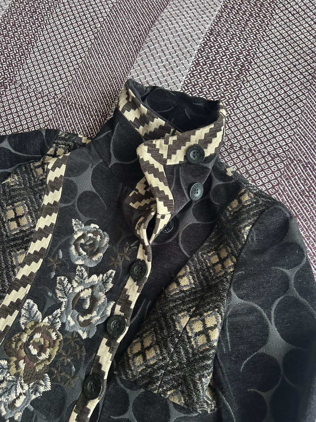 Desigual Desigual Women Heavy Coat Multicoloured Solid Style Size 38 Size M / US 6-8 / IT 42-44 - 10 Thumbnail