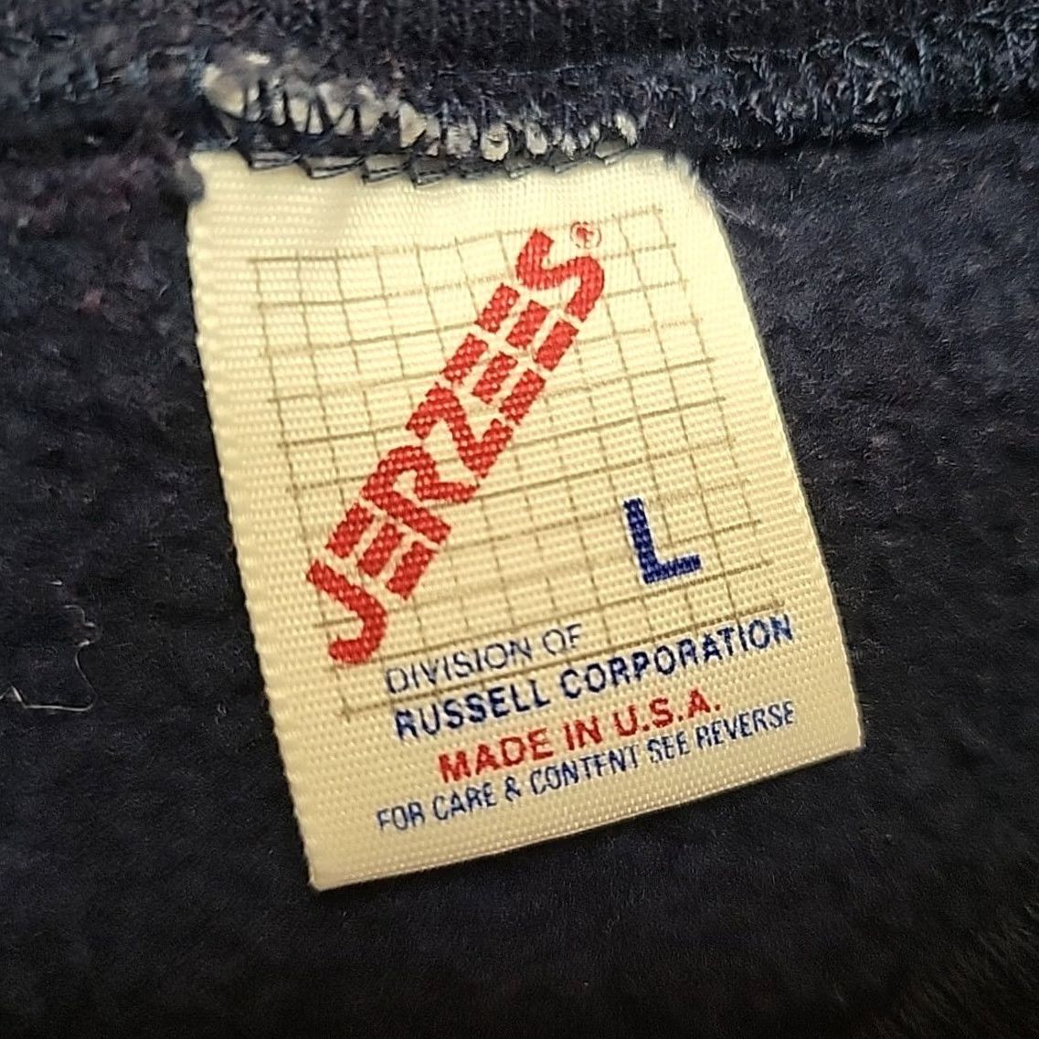 Jerzees VINTAGE Jerzees Sweatshirt Womens L Blue Avon Made in USA Russell 80s 90s Retro Size L / US 10 / IT 46 - 4 Thumbnail