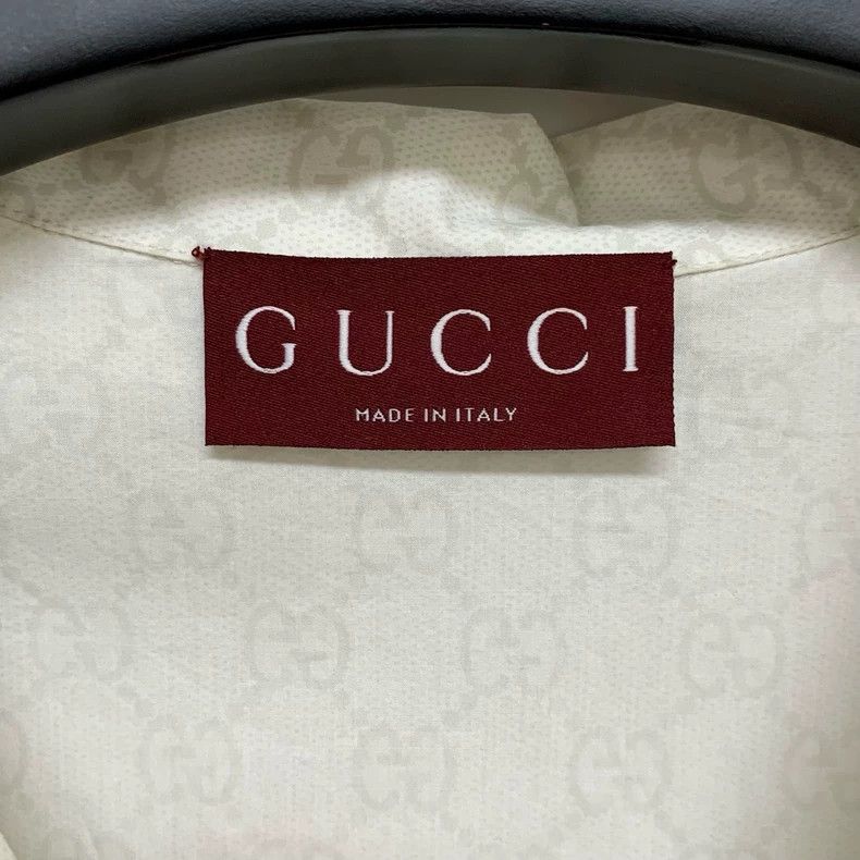 Gucci Gucci Classic double G pattern white short sleeves Size US M / EU 48-50 / 2 - 3 Thumbnail