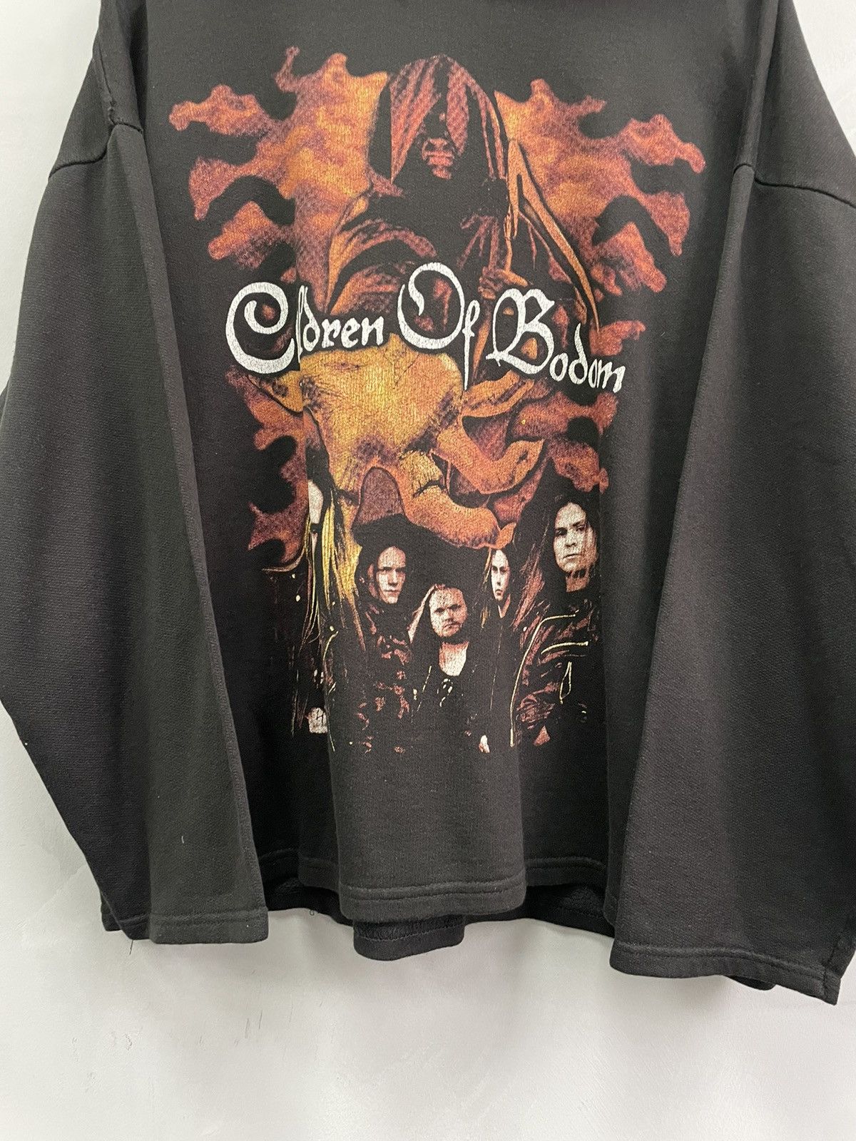 Band Tees × Vintage Vintage RARE BOXY 90s Children of Bodom hoodie Size US L / EU 52-54 / 3 - 3 Thumbnail