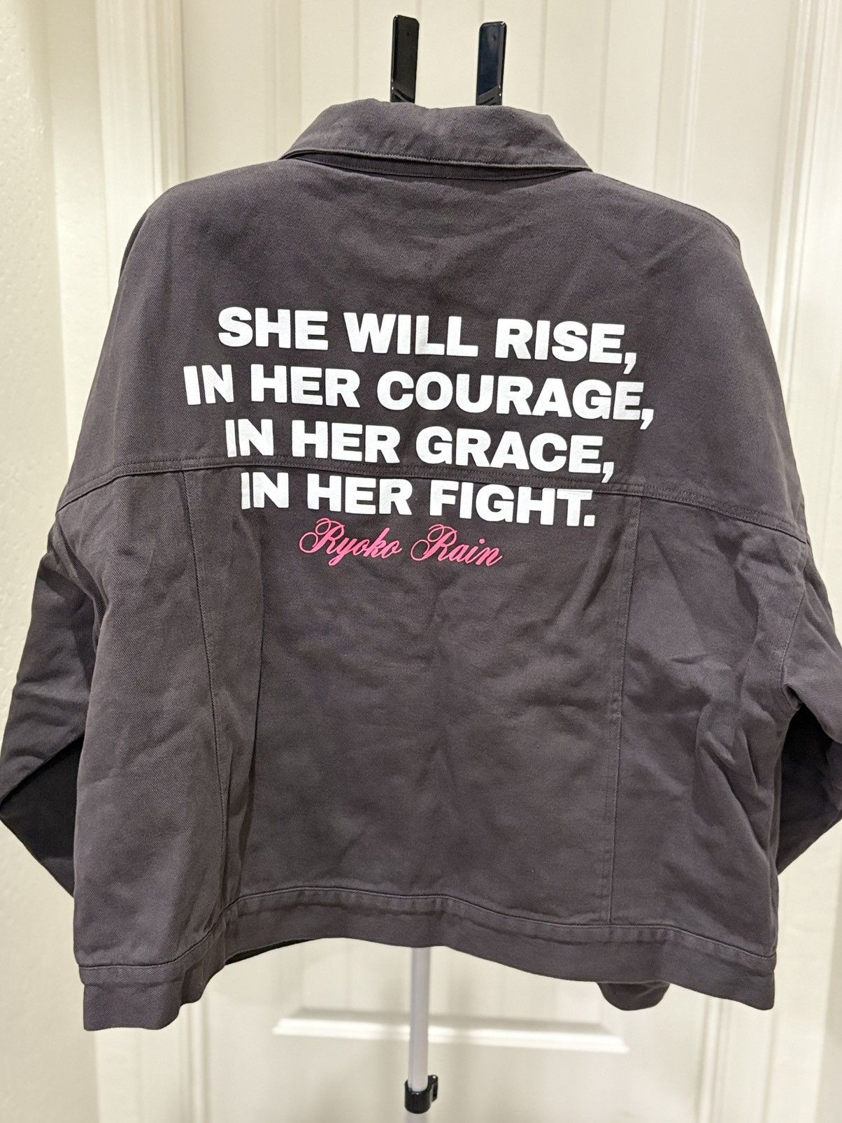 Ryoko Rain CLASSIC CHARCOAL GRAY WORK JACKET- SHE WILL RISE Size US XL / EU 56 / 4 - 2 Thumbnail
