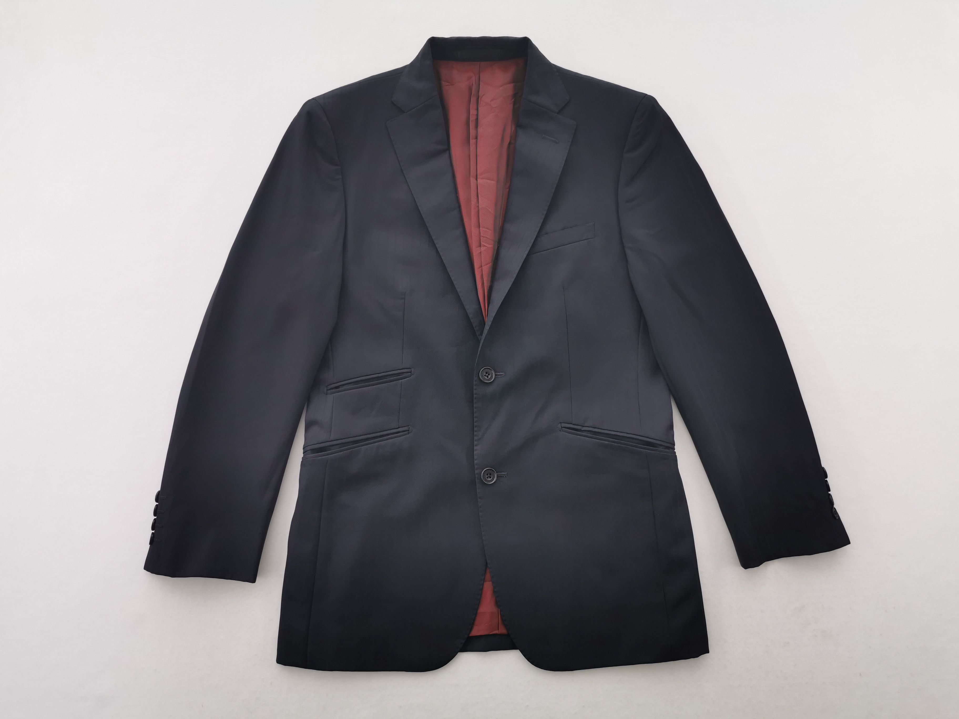 Vintage 90's Burberry Blazer Wool Coat Made In Japan Size M