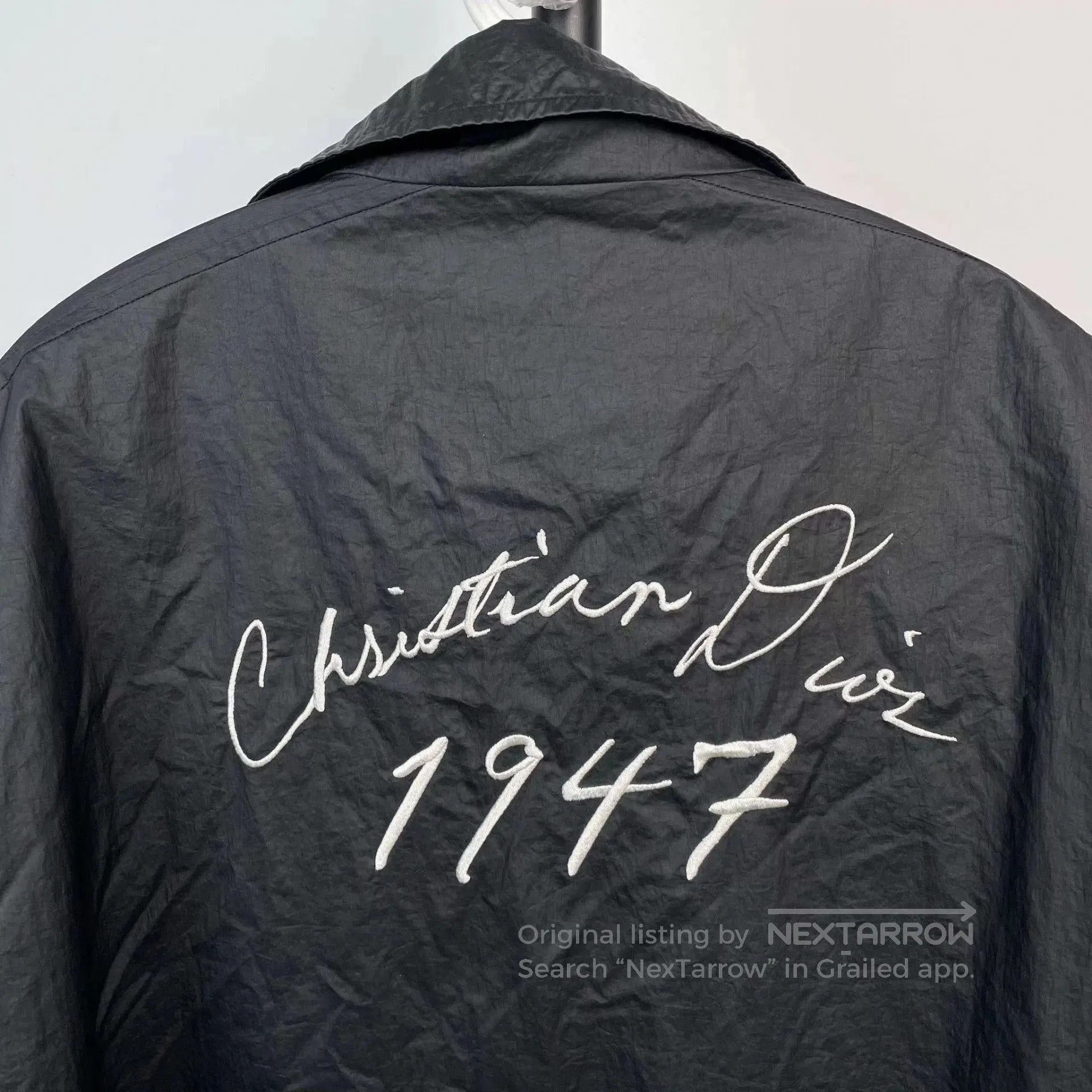 Dior Black Lightweight Button-Front Jacket - Size L. Size US L / EU 52-54 / 3 - 7 Thumbnail