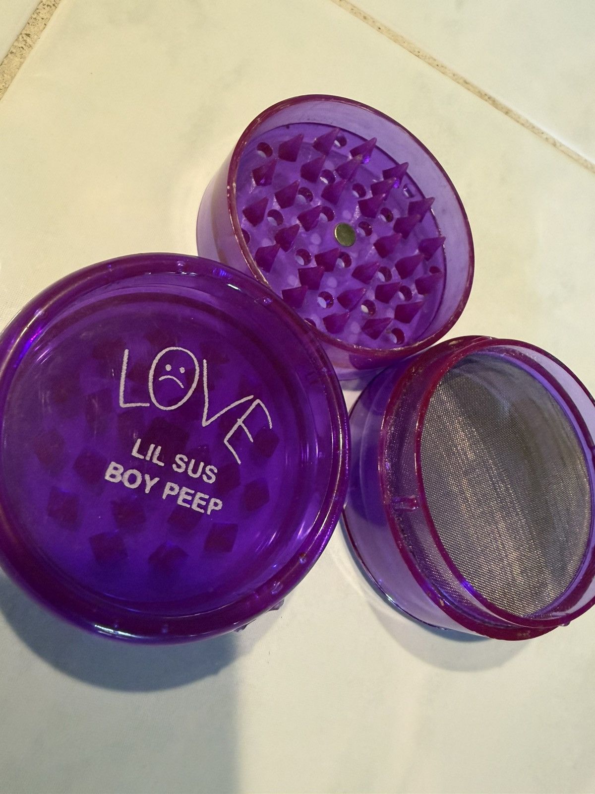 Lil Peep Official Lil Peep × Sus Boy Limited Edition Grinder Size ONE SIZE - 2 Thumbnail