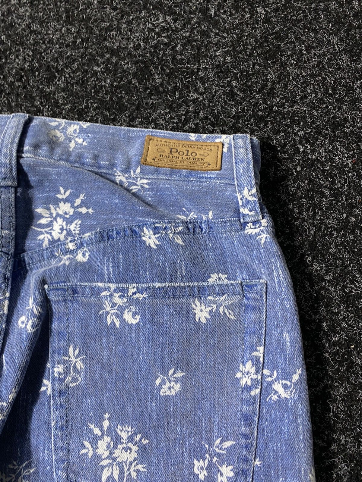 If Six Was Nine × Polo Ralph Lauren × Vintage Vintage Y2K Floral Polo Ralph Lauren Jeans baggy pants Size 27" / US 4 / IT 40 - 14 Thumbnail
